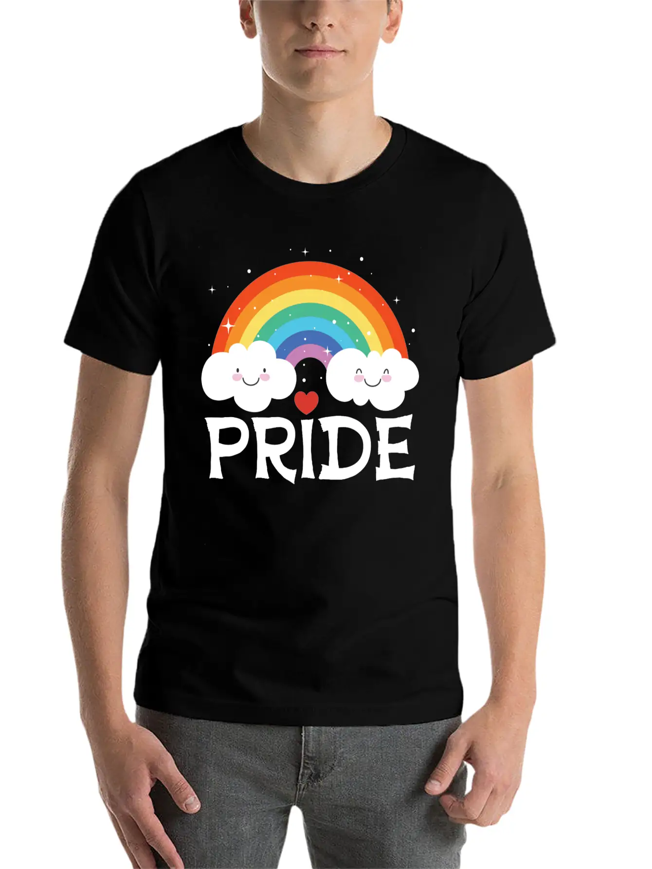 Lgbt Gay Pride Month Pride Rainbow Stylish Everyday T-Shirt – Unisex Basic Cotton Tee