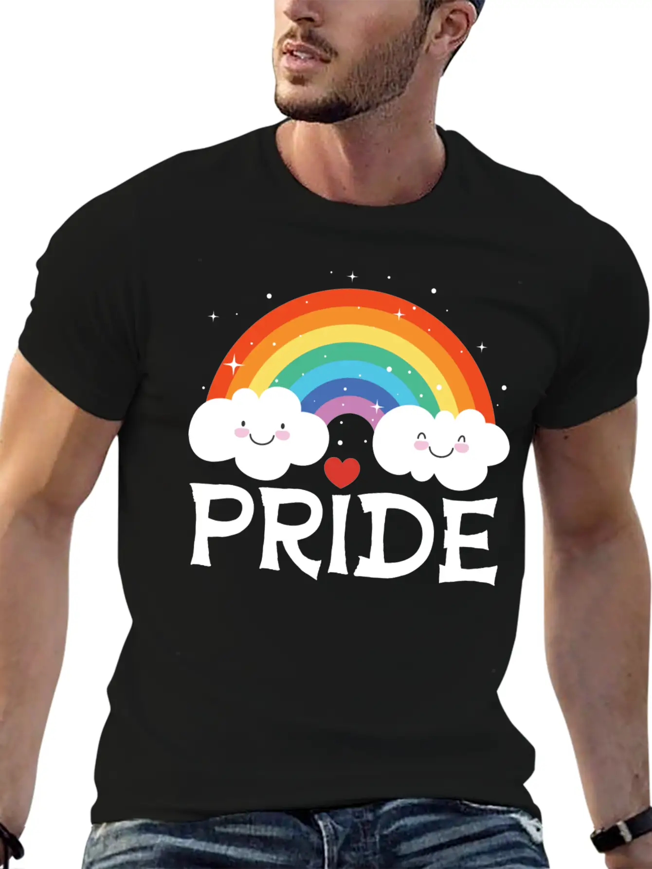 Lgbt Gay Pride Month Pride Rainbow Stylish Everyday T-Shirt – Unisex Basic Cotton Tee