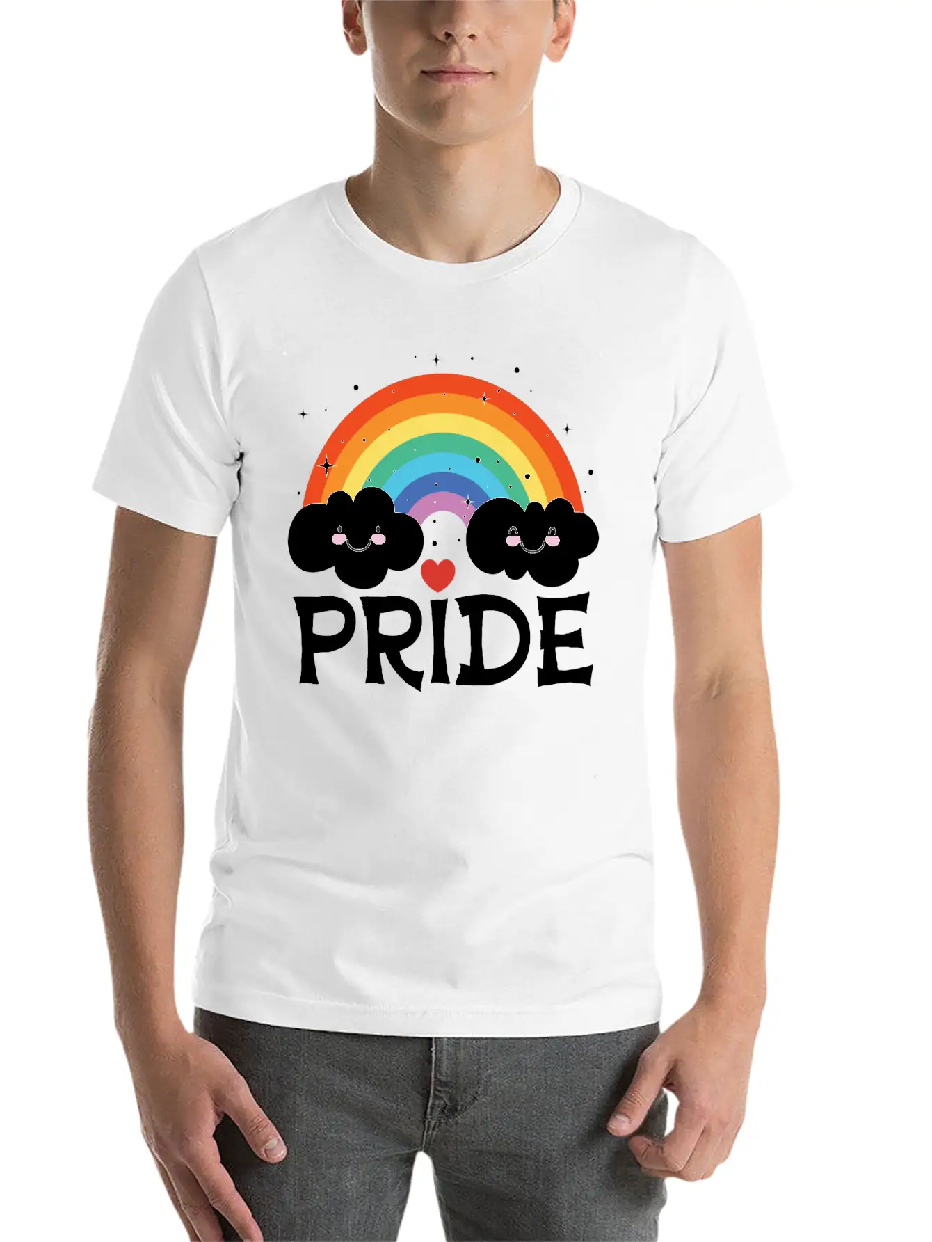 Lgbt Gay Pride Month Pride Rainbow Stylish Everyday T-Shirt – Unisex Basic Cotton Tee