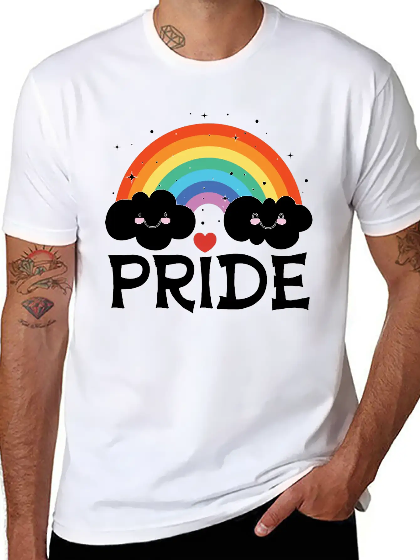Lgbt Gay Pride Month Pride Rainbow Stylish Everyday T-Shirt – Unisex Basic Cotton Tee