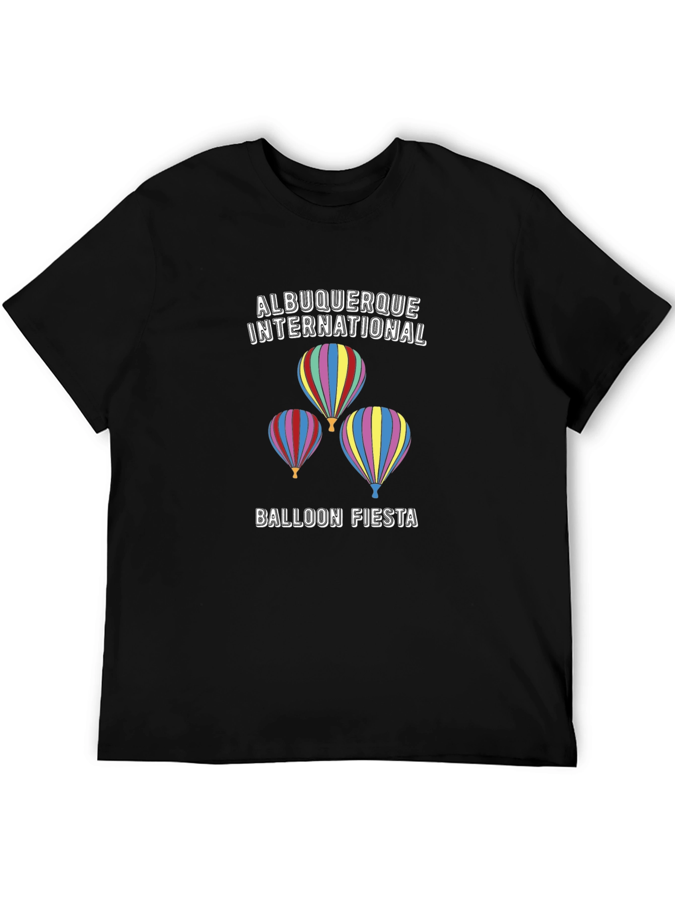 Albuquerque Balloon Fiesta Black T-Shirt