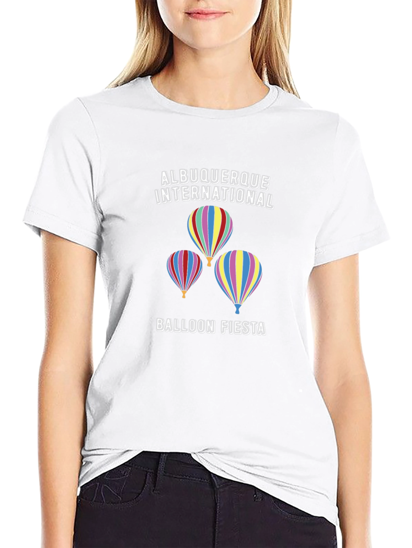 Albuquerque Balloon Fiesta Black T-Shirt