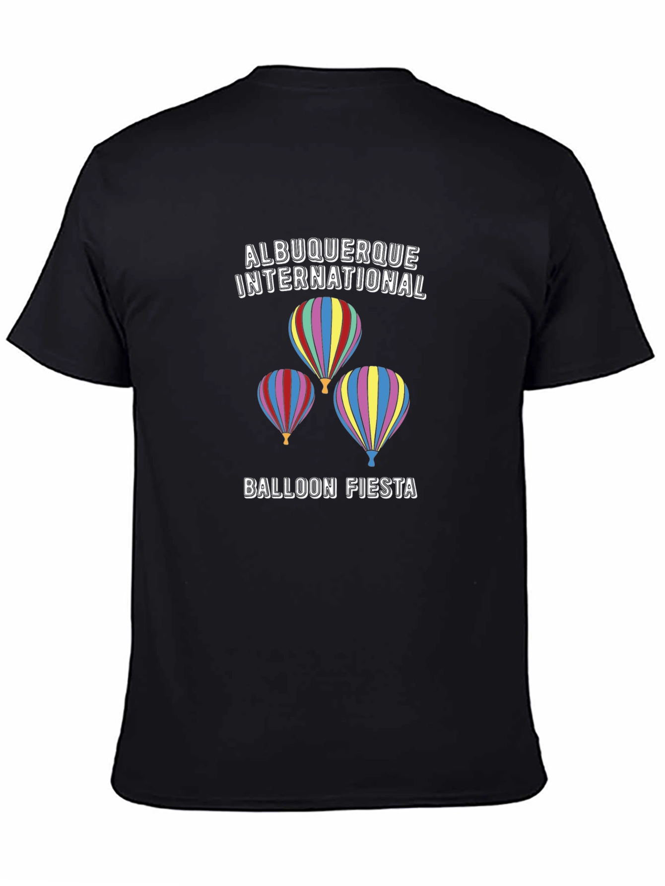 Albuquerque Balloon Fiesta Black T-Shirt