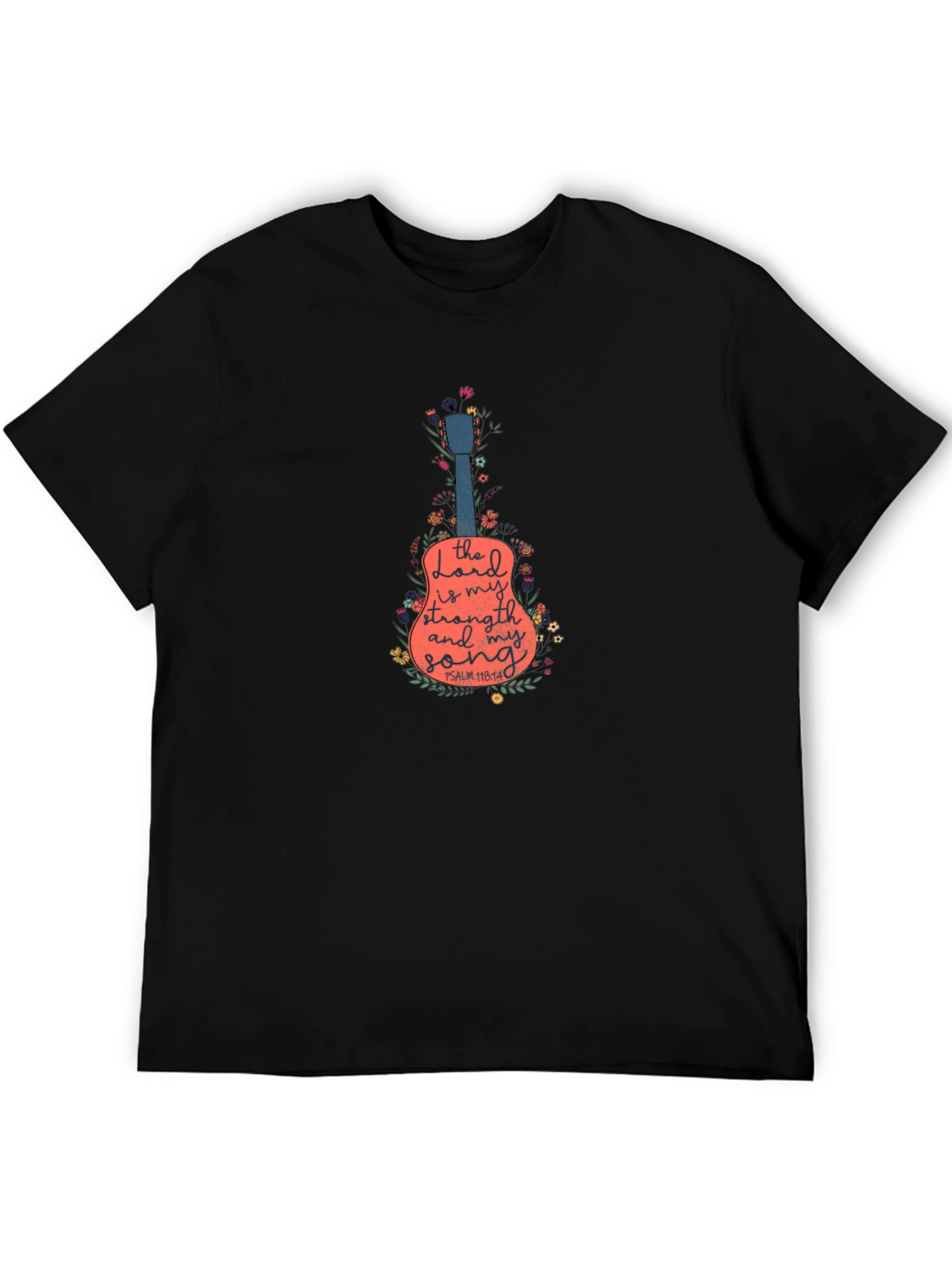 Faith Guitar T-Shirt - Lord Is My Strength