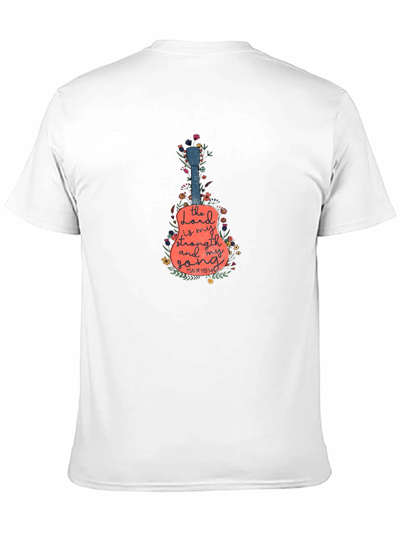 Faith Guitar T-Shirt - Lord Is My Strength