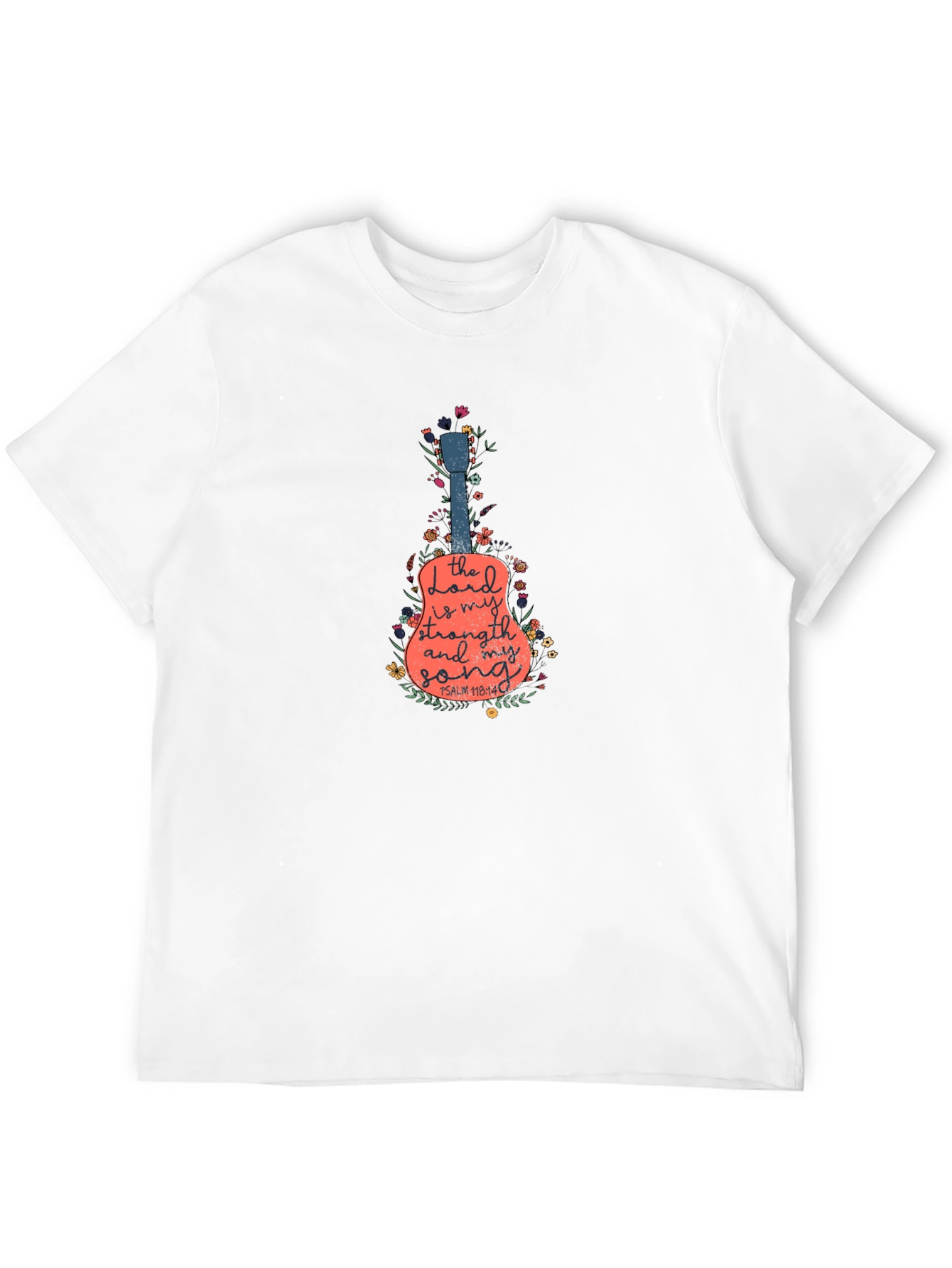 Faith Guitar T-Shirt - Lord Is My Strength