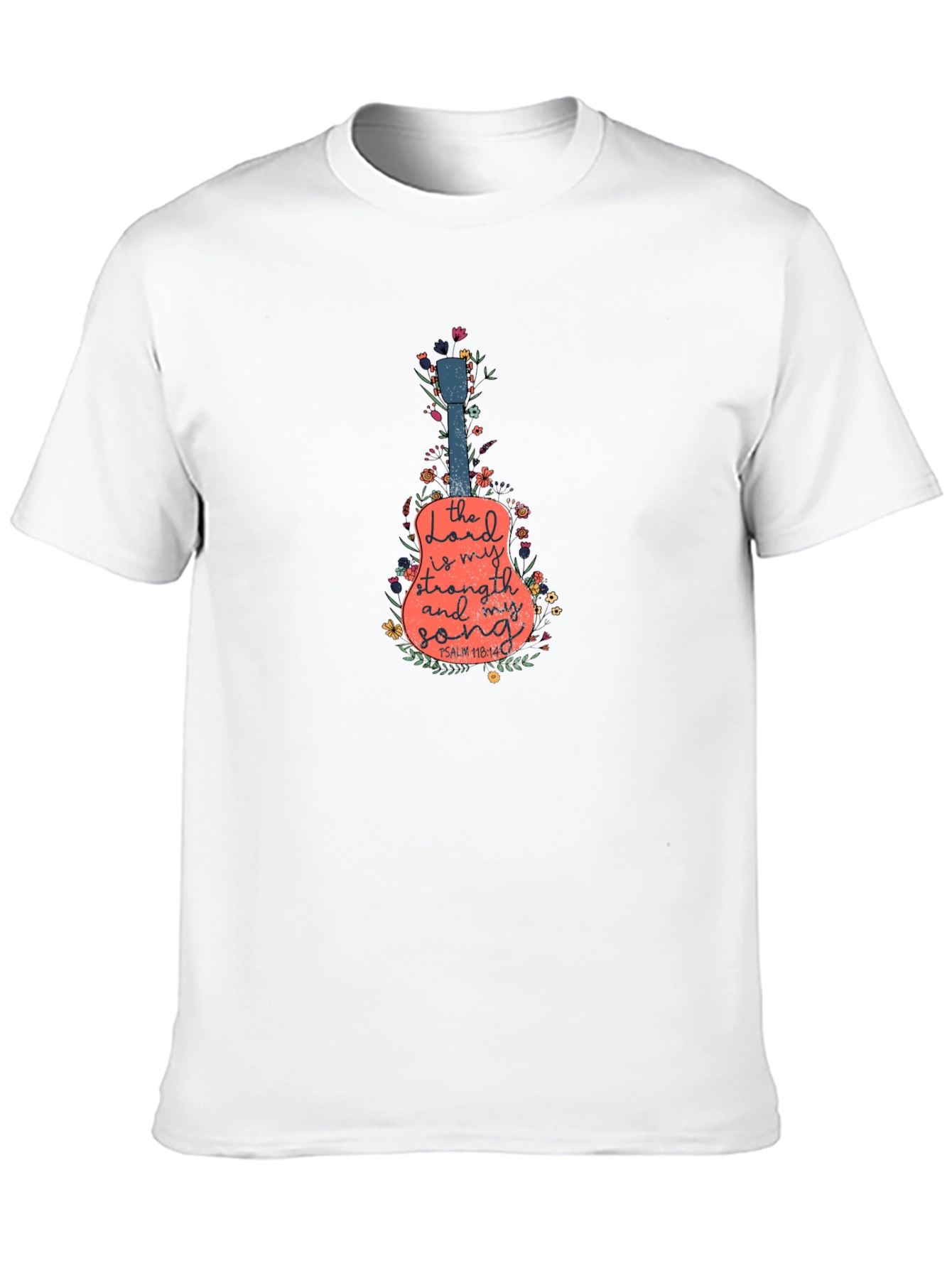 Faith Guitar T-Shirt - Lord Is My Strength