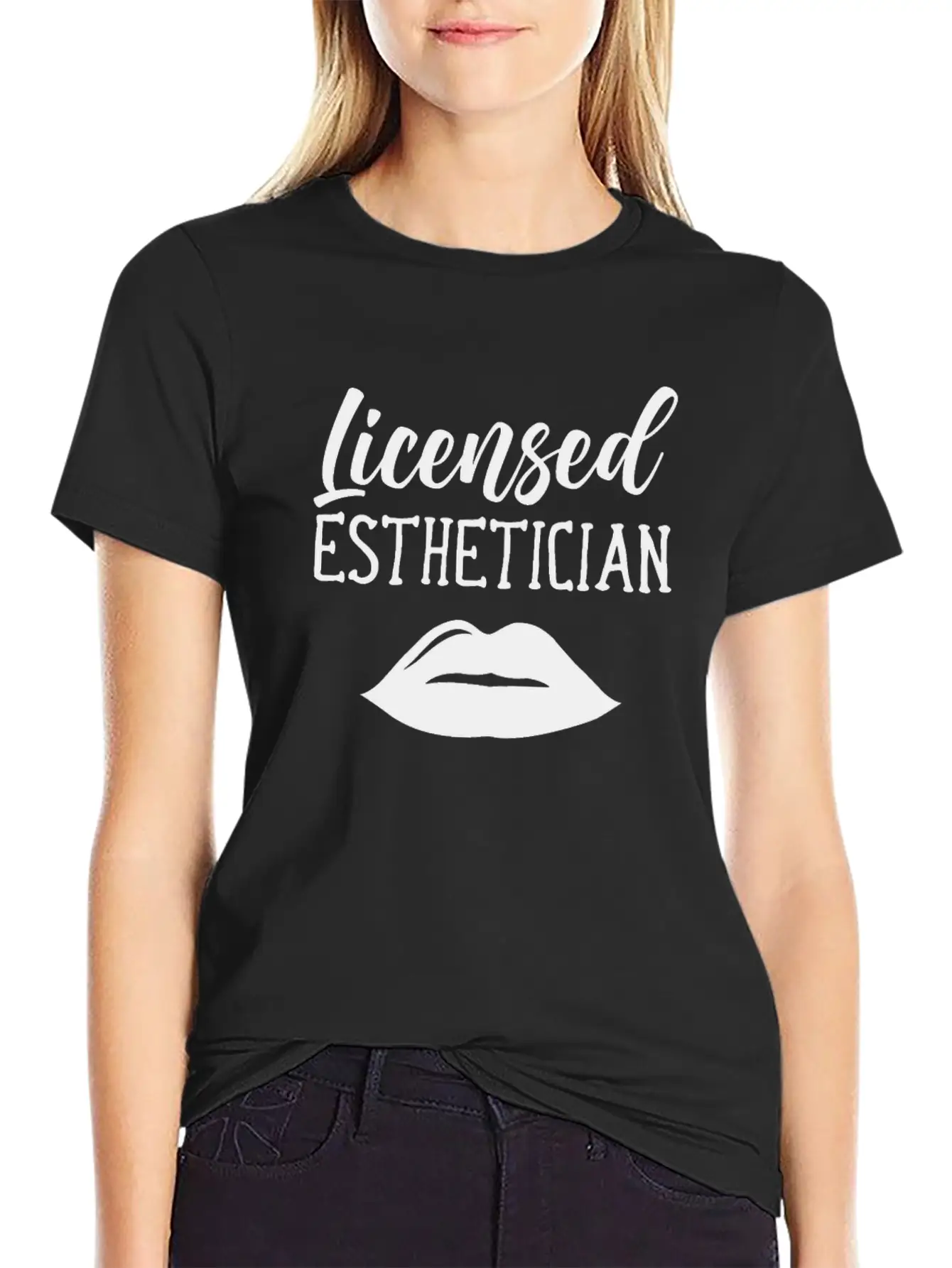 Licensed Esthetician Job Cosmetician Cosmetics Timeless Short Sleeve Tee – Comfy And Minimalist Design