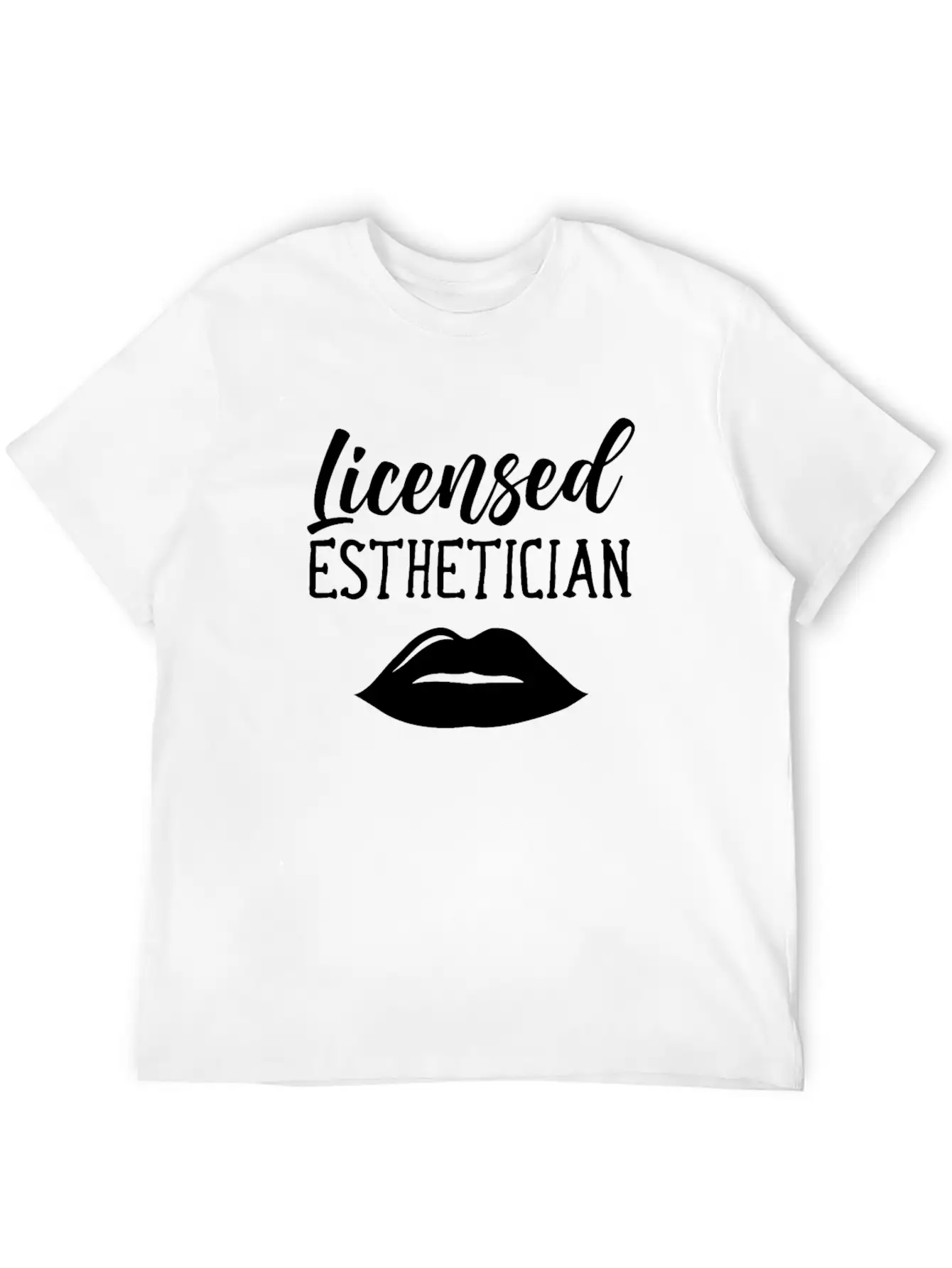 Licensed Esthetician Job Cosmetician Cosmetics Timeless Short Sleeve Tee – Comfy And Minimalist Design