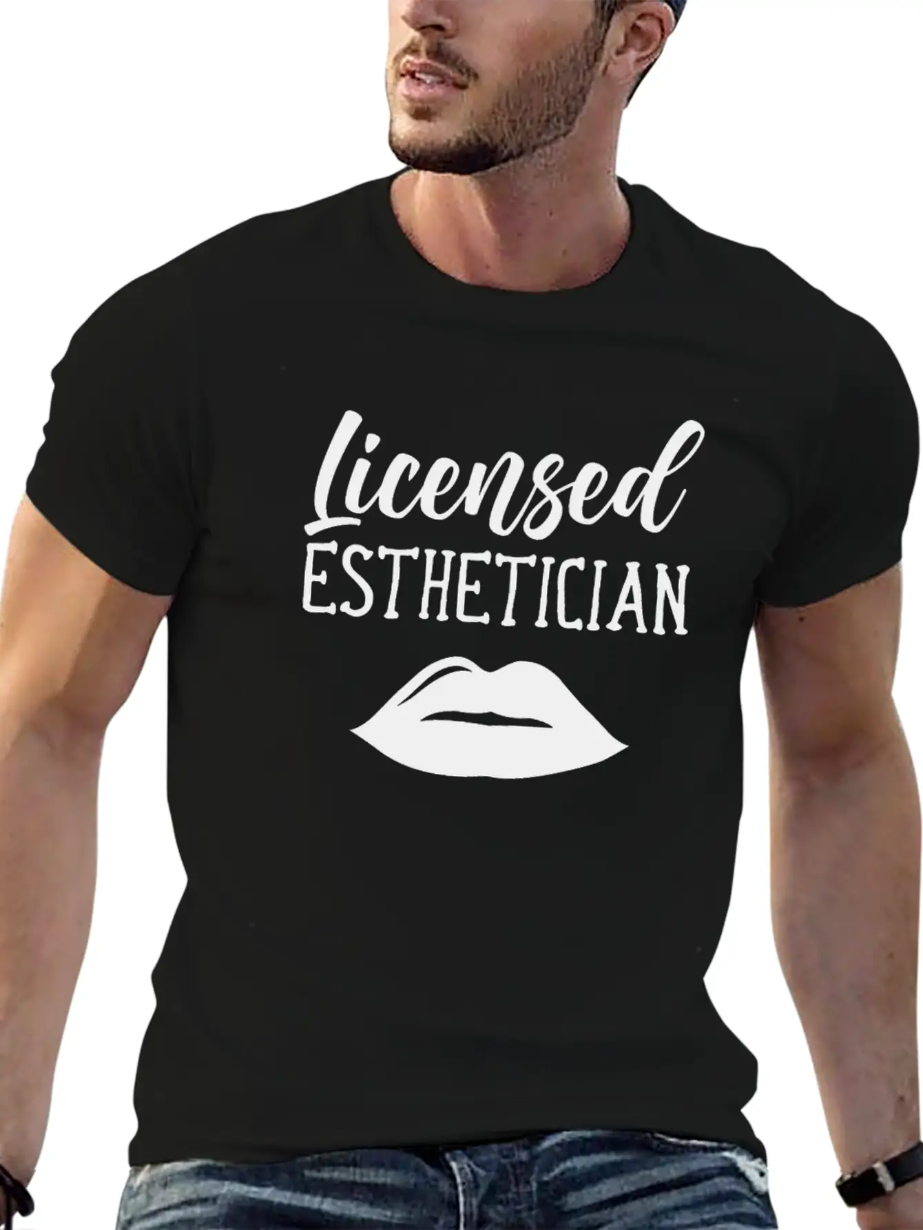 Licensed Esthetician Job Cosmetician Cosmetics Timeless Short Sleeve Tee – Comfy And Minimalist Design