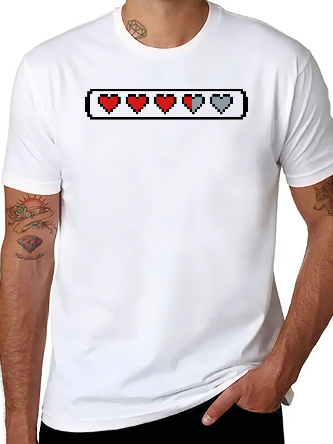Life Bar Stylish Everyday T-Shirt – Unisex Basic Cotton Tee