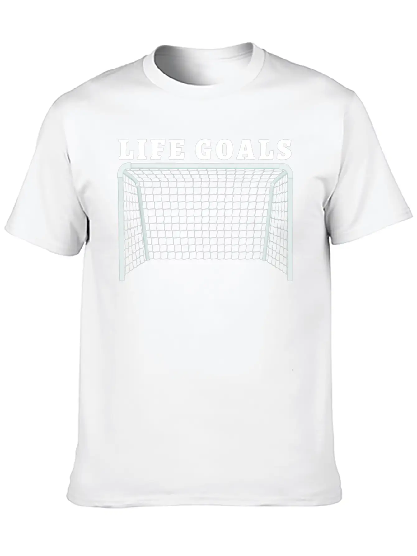 Life Goals. Funny Soccer / Football Player Gift Timeless Short Sleeve Tee – Comfy And Minimalist Design
