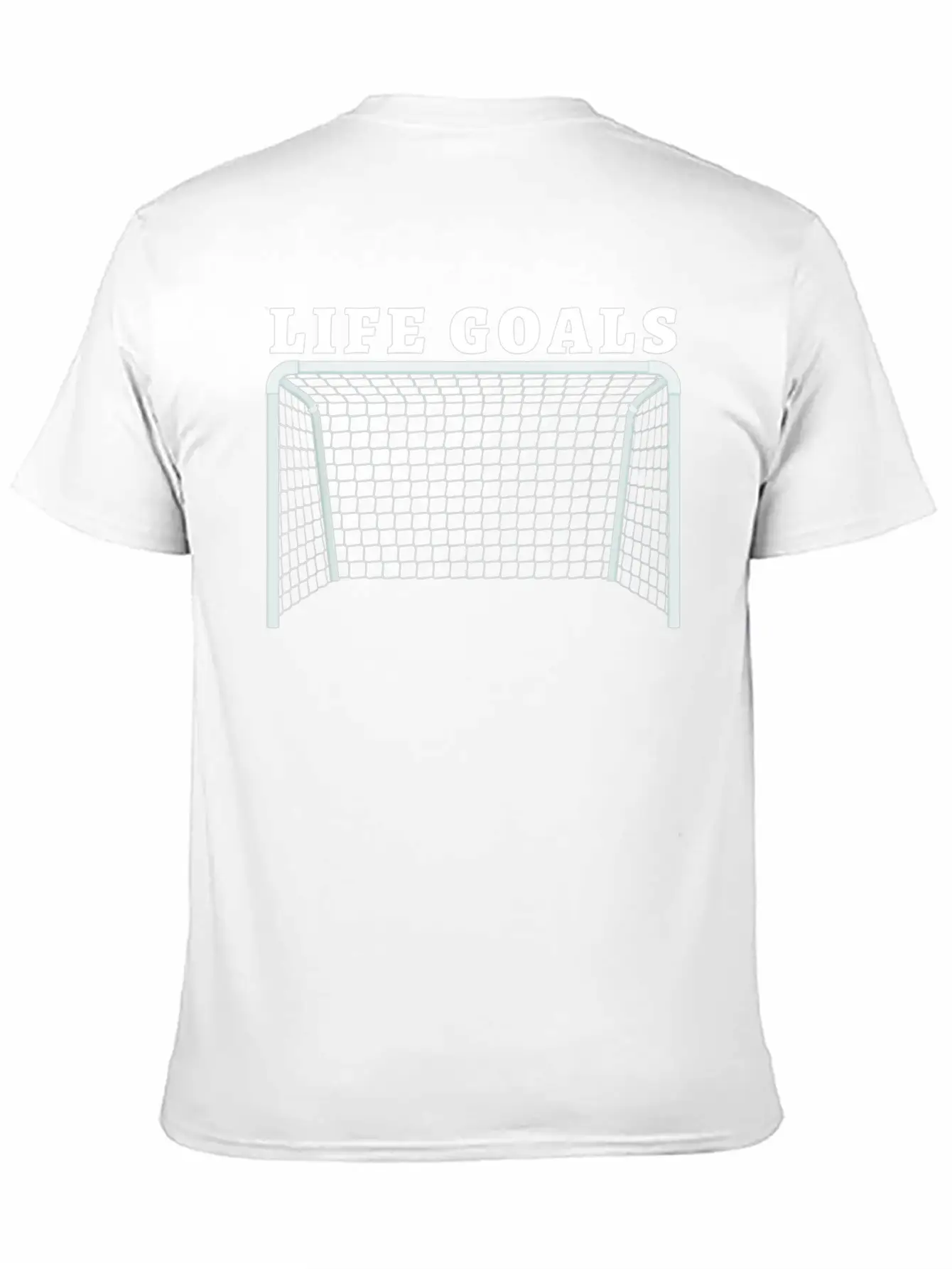 Life Goals. Funny Soccer / Football Player Gift Timeless Short Sleeve Tee – Comfy And Minimalist Design