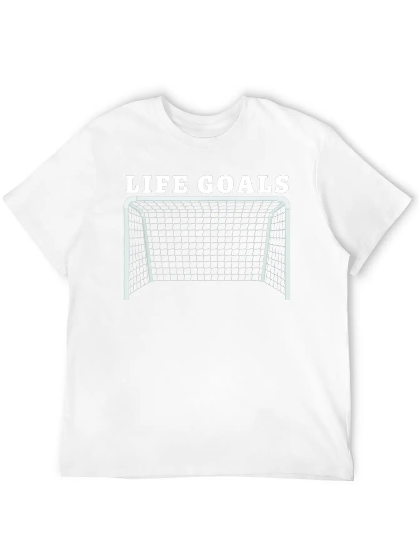 Life Goals. Funny Soccer / Football Player Gift Timeless Short Sleeve Tee – Comfy And Minimalist Design