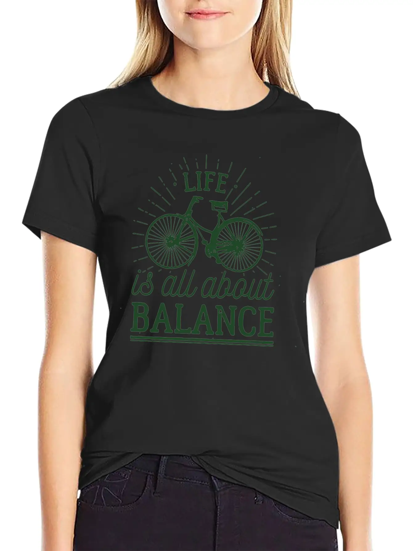 LIFE Is All About BALANCE Stylish Everyday T-Shirt – Unisex Basic Cotton Tee