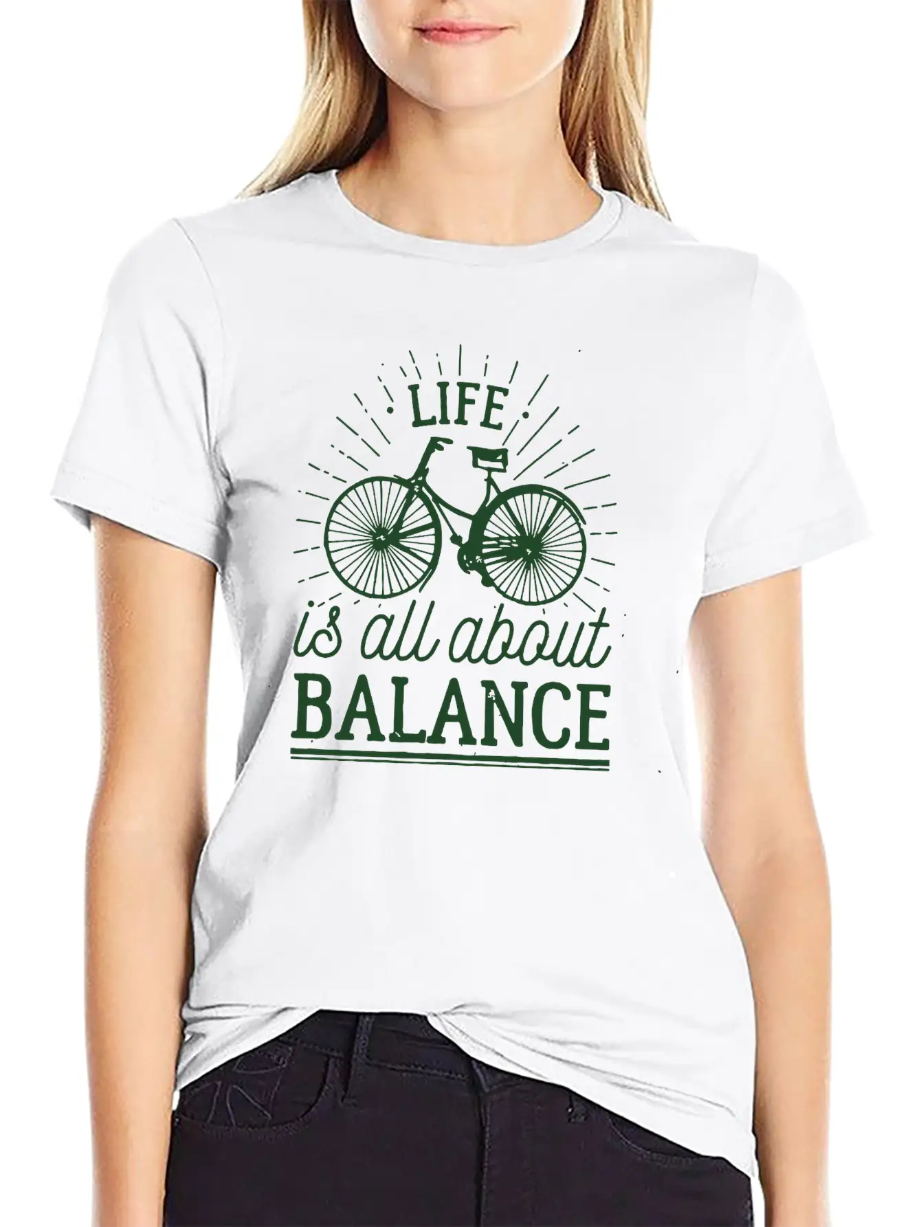 LIFE Is All About BALANCE Stylish Everyday T-Shirt – Unisex Basic Cotton Tee