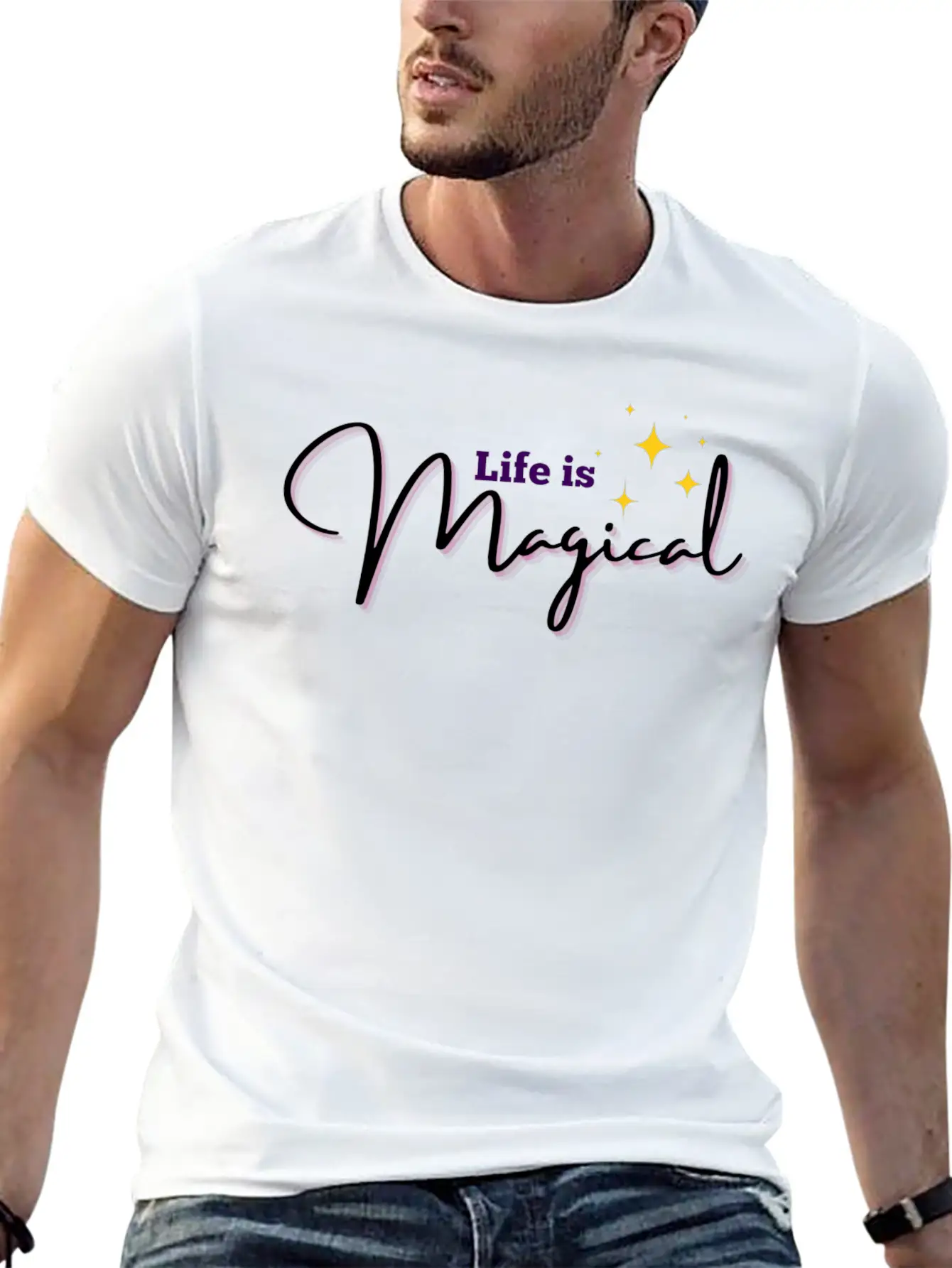 Life Is Magical Timeless Short Sleeve Tee – Comfy And Minimalist Design
