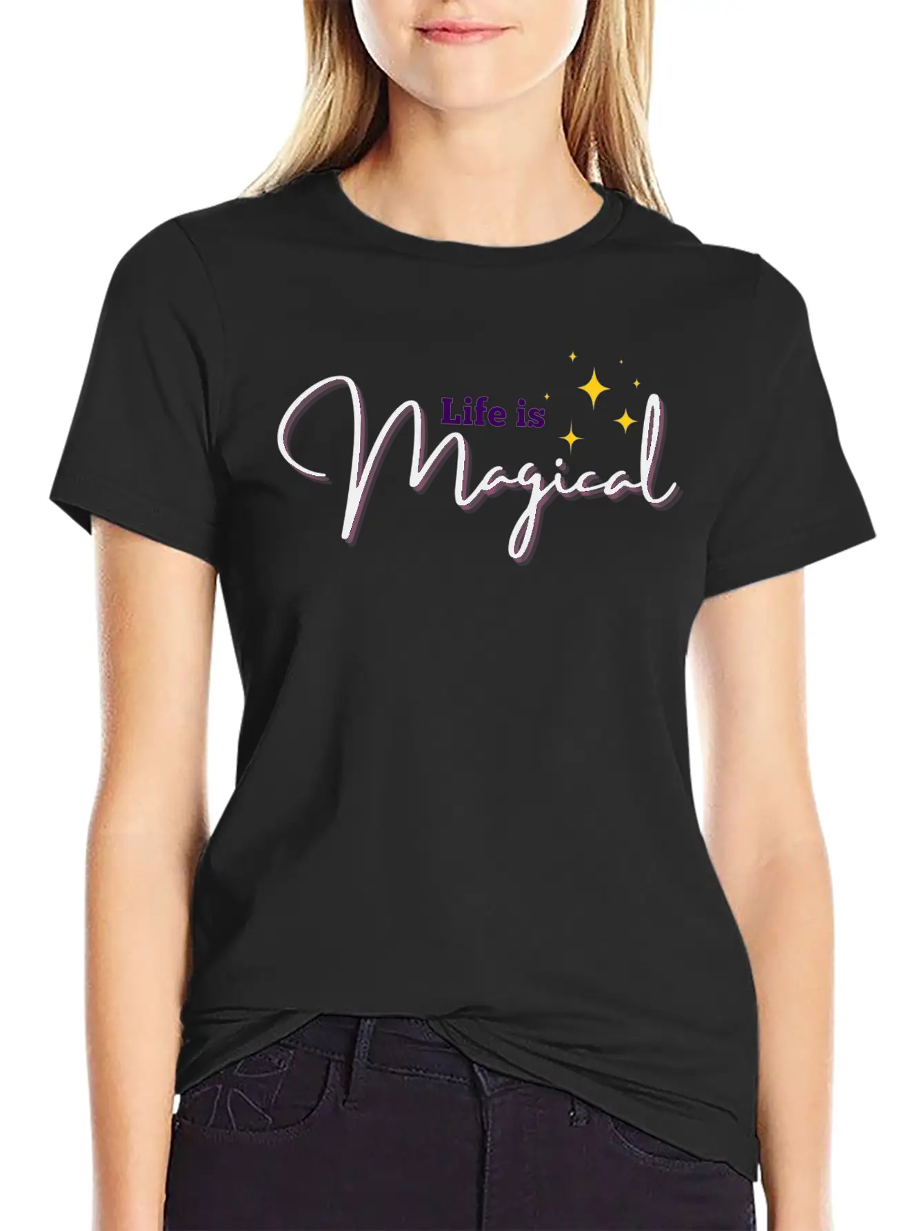 Life Is Magical Timeless Short Sleeve Tee – Comfy And Minimalist Design