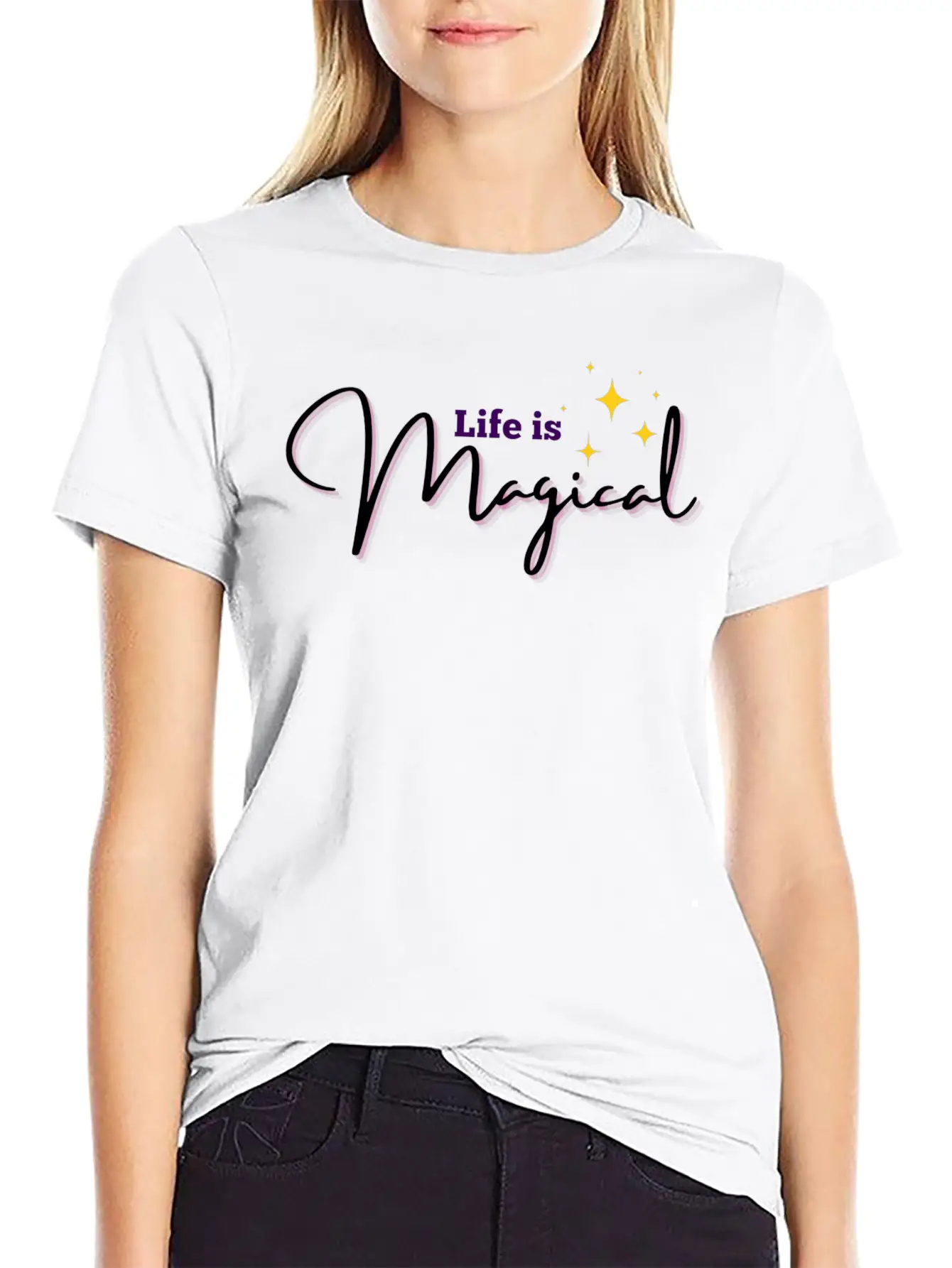 Life Is Magical Timeless Short Sleeve Tee – Comfy And Minimalist Design