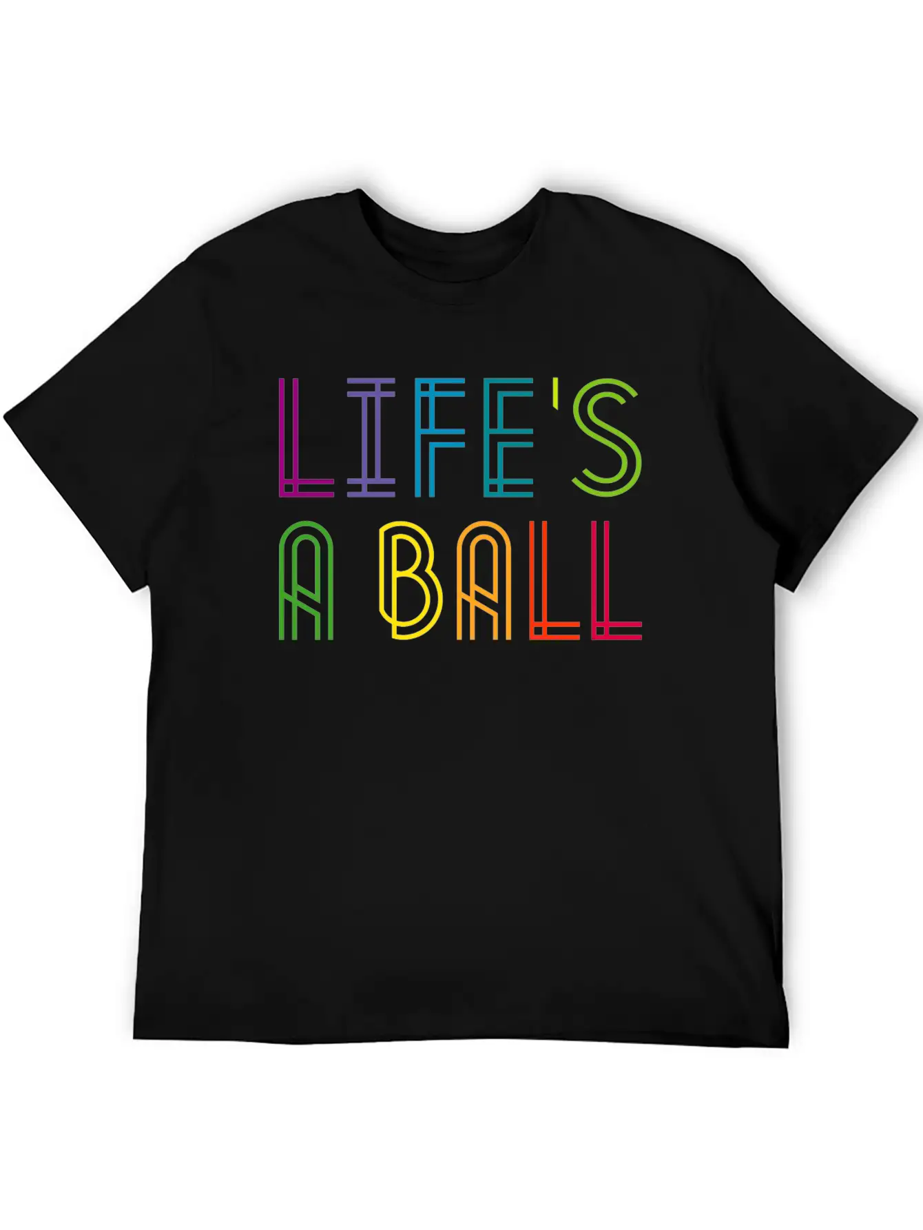 Life S A Ball Basic Graphic T-Shirt – Daily Comfort In Soft Cotton