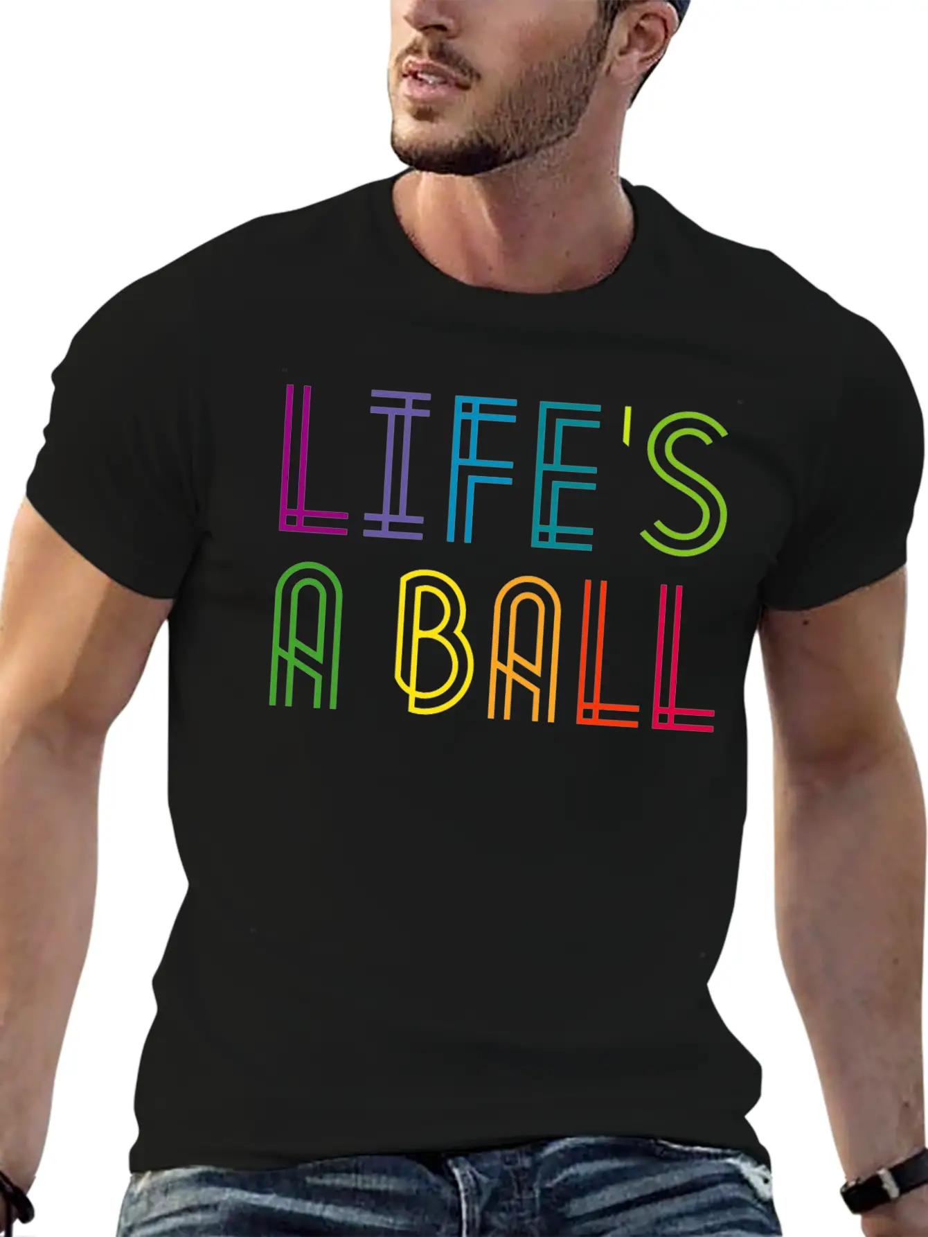 Life S A Ball Basic Graphic T-Shirt – Daily Comfort In Soft Cotton