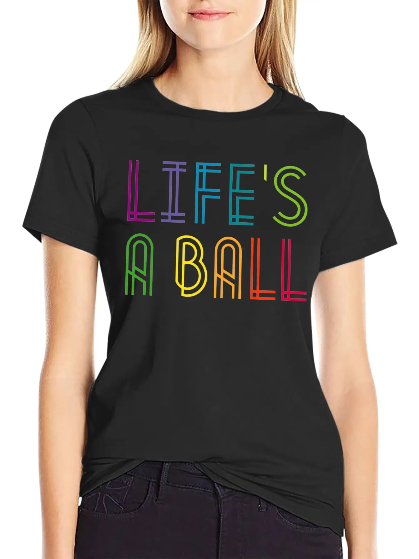Life S A Ball Basic Graphic T-Shirt – Daily Comfort In Soft Cotton