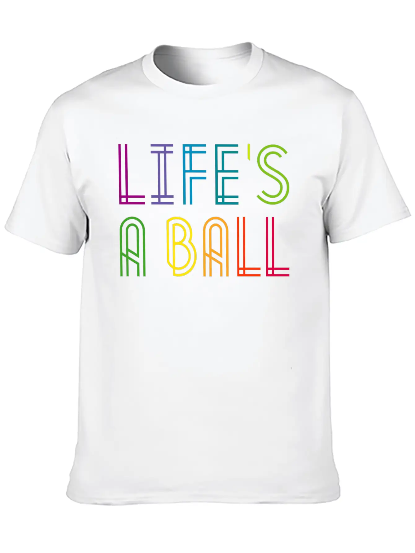 Life S A Ball Basic Graphic T-Shirt – Daily Comfort In Soft Cotton