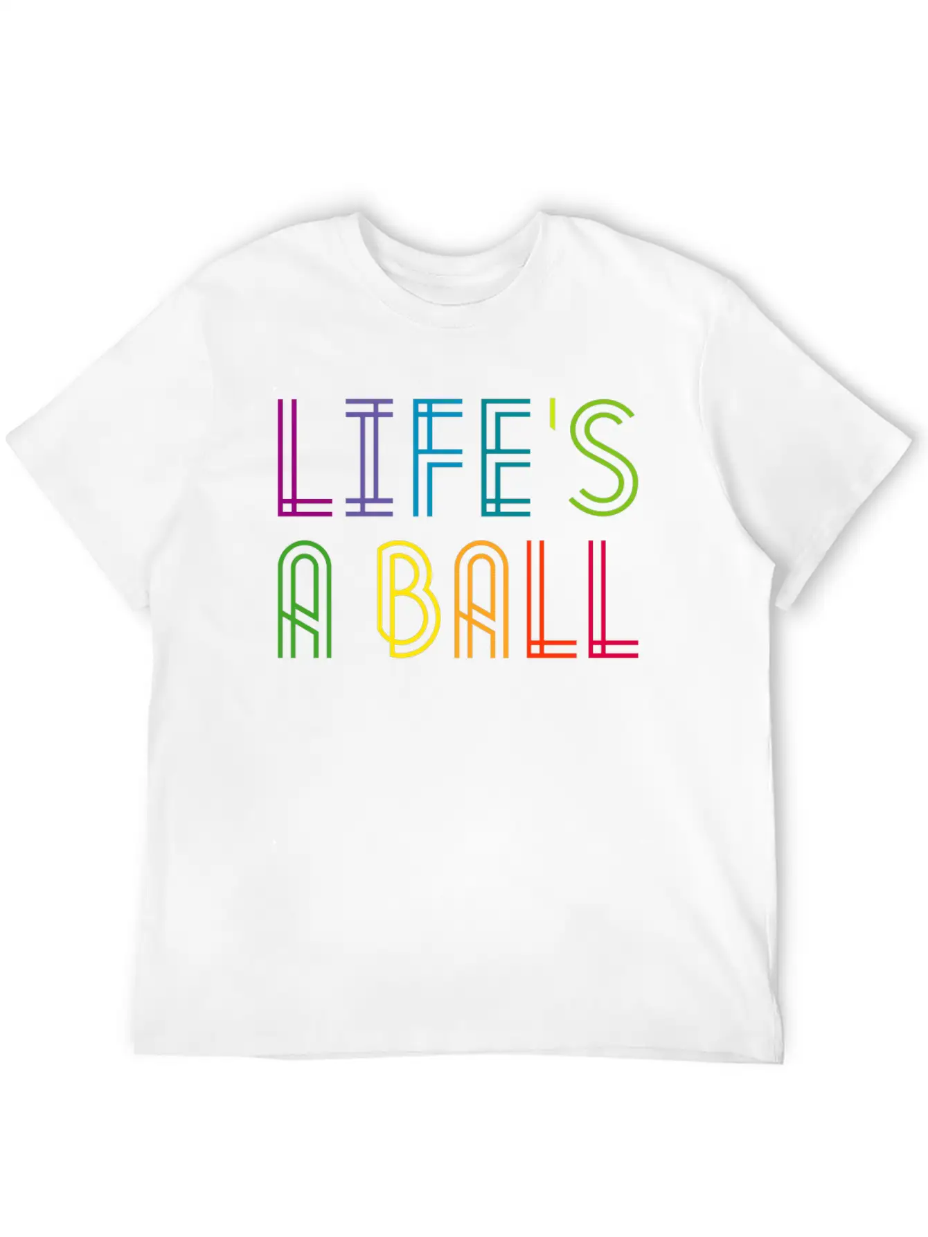 Life S A Ball Basic Graphic T-Shirt – Daily Comfort In Soft Cotton