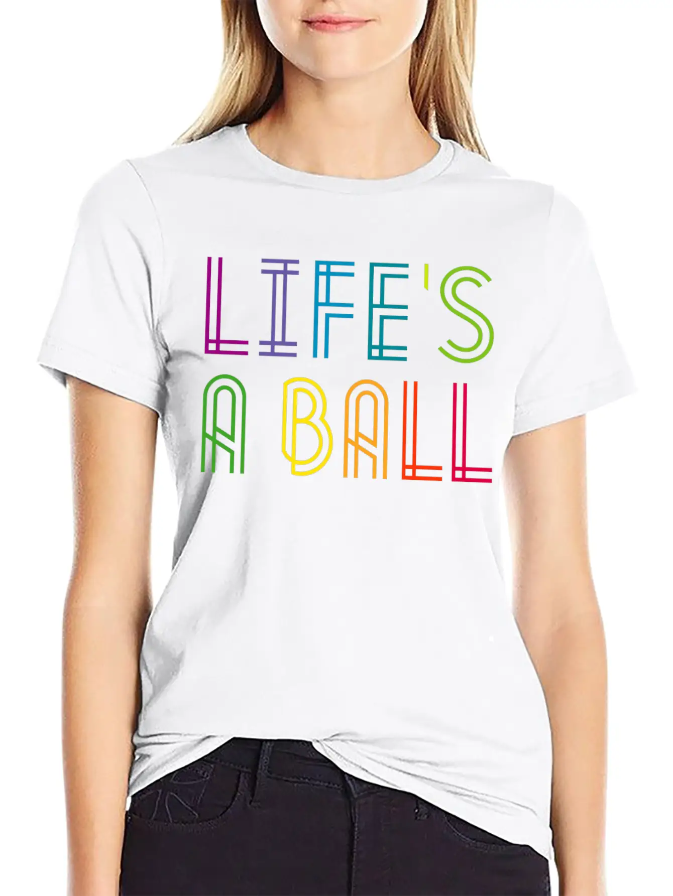 Life S A Ball Basic Graphic T-Shirt – Daily Comfort In Soft Cotton