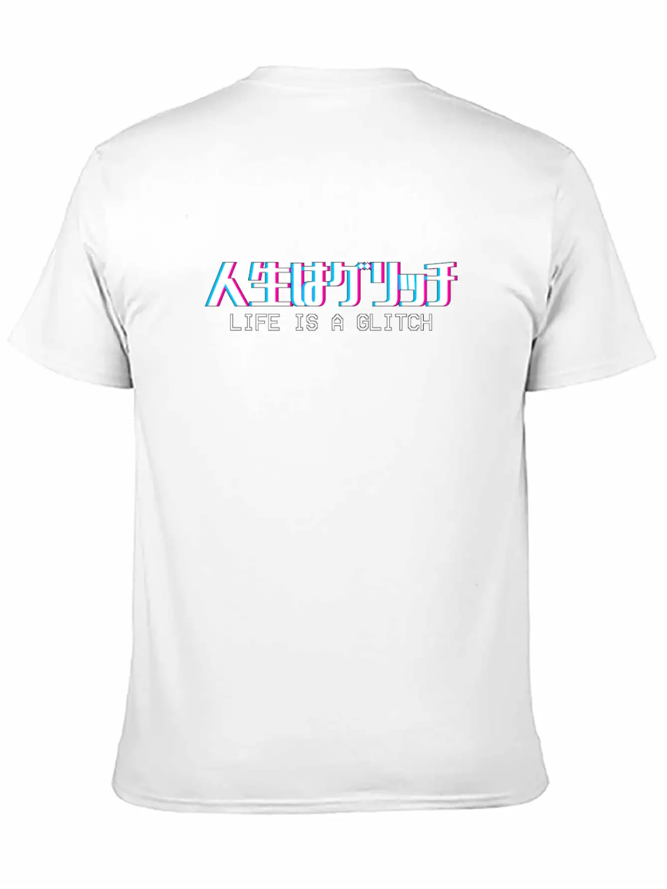 Life's A Glitch Vaporwave Meme Aesthetic Gift Timeless Short Sleeve Tee – Comfy And Minimalist Design
