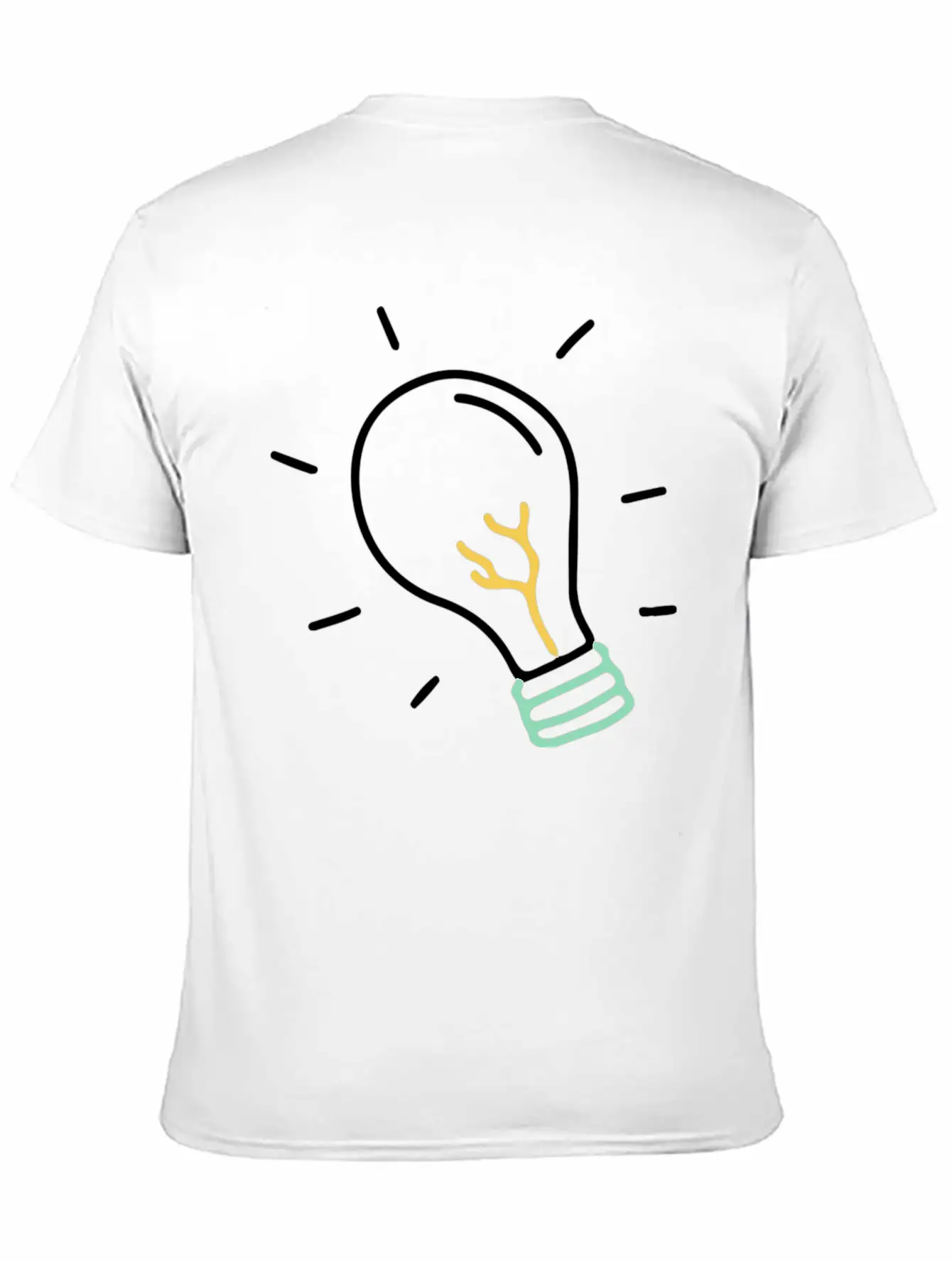 Light Bulb Basic Graphic T-Shirt – Daily Comfort In Soft Cotton