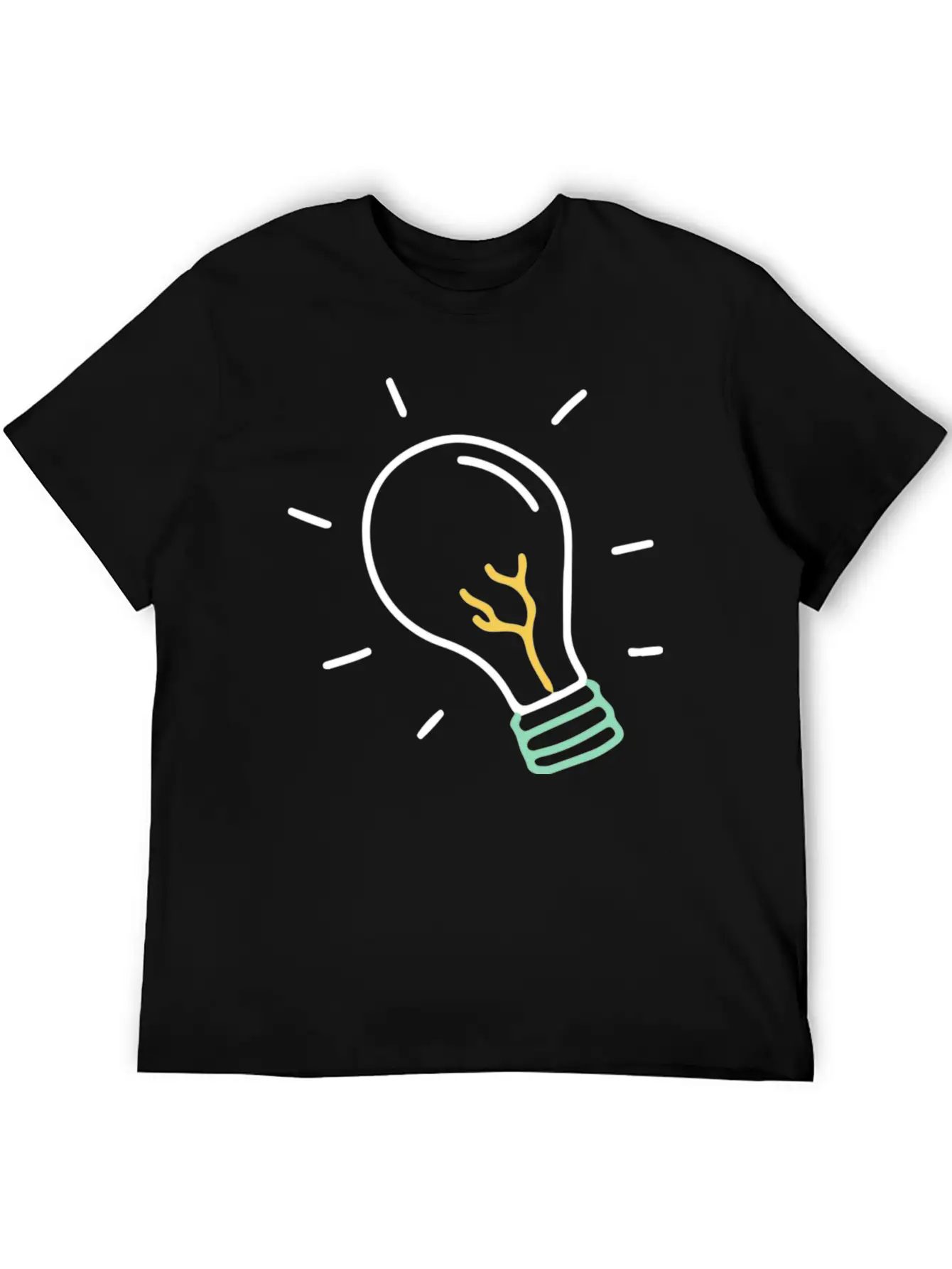 Light Bulb Basic Graphic T-Shirt – Daily Comfort In Soft Cotton