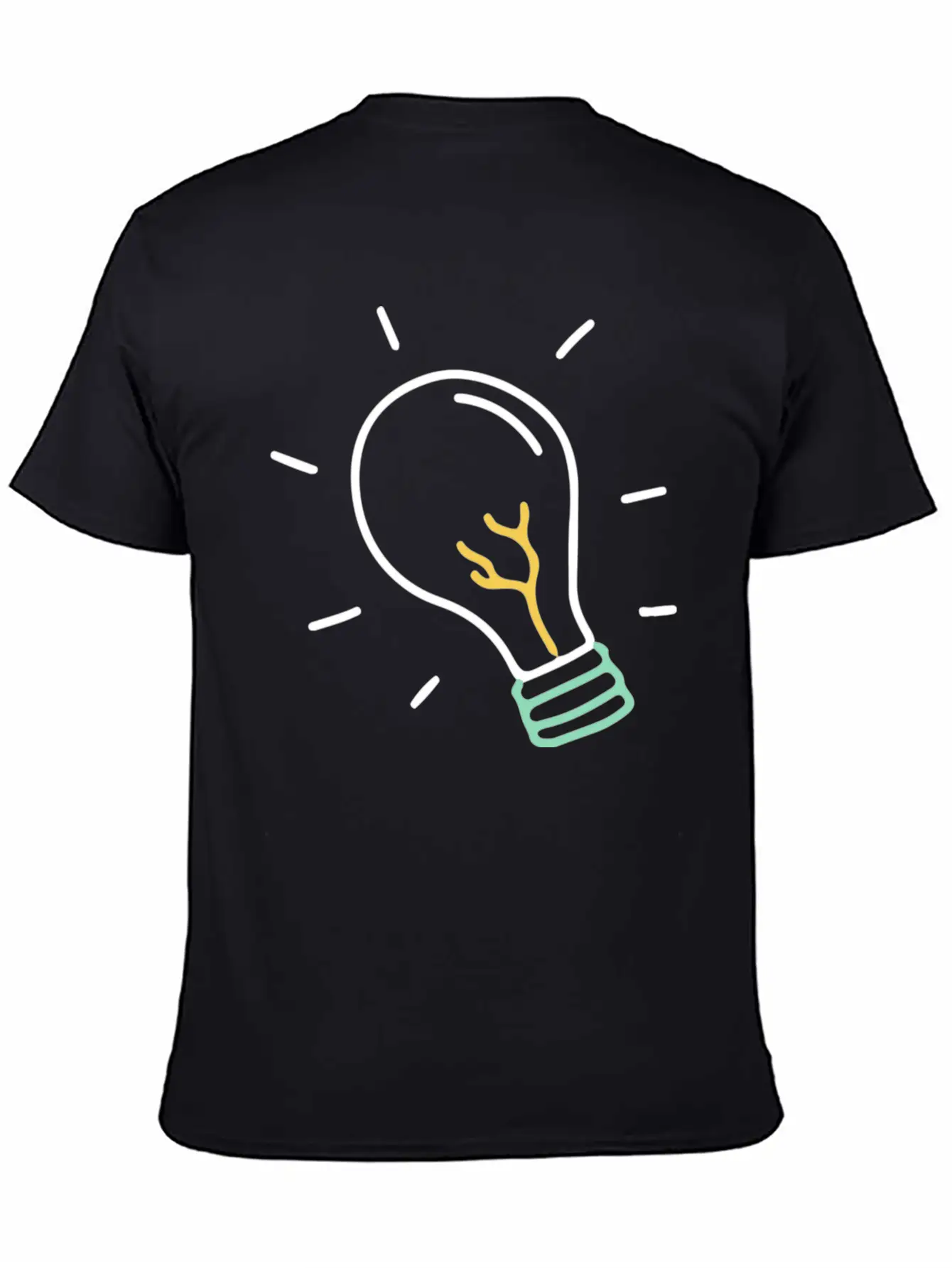 Light Bulb Basic Graphic T-Shirt – Daily Comfort In Soft Cotton