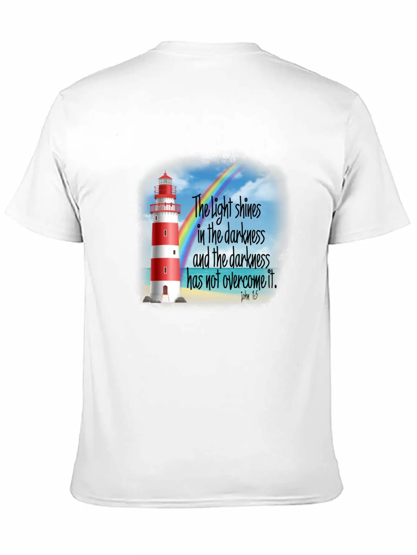 Light Shines Unisex Short Sleeve Soft Cotton T-Shirt – Casual Everyday Wear