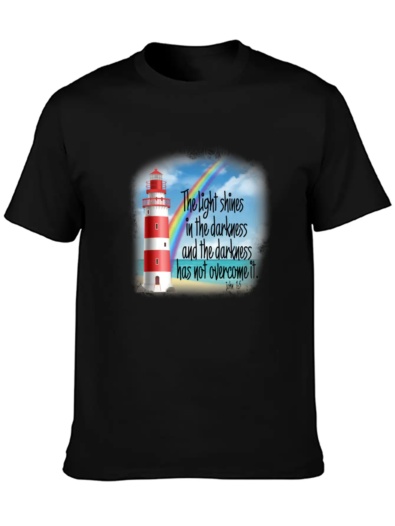 Light Shines Unisex Short Sleeve Soft Cotton T-Shirt – Casual Everyday Wear