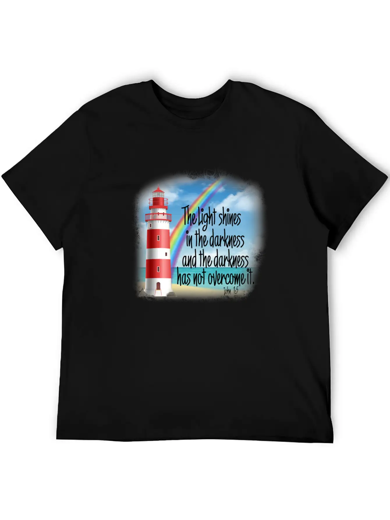 Light Shines Unisex Short Sleeve Soft Cotton T-Shirt – Casual Everyday Wear