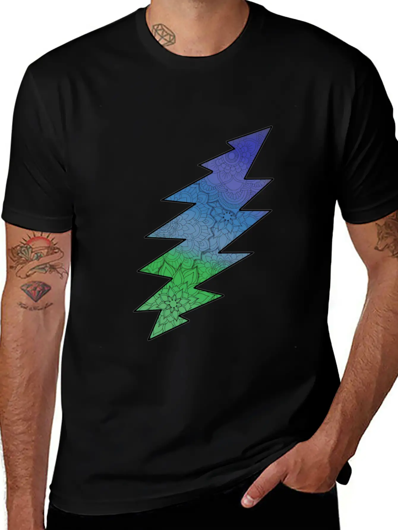 Lightning Bolt Music Jam Band Basic Graphic T-Shirt – Daily Comfort In Soft Cotton
