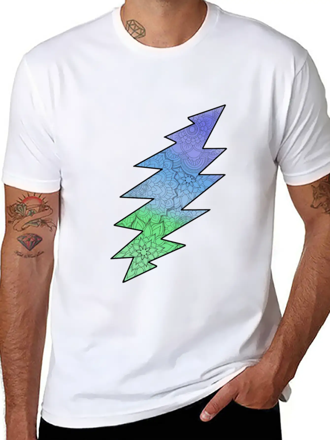 Lightning Bolt Music Jam Band Basic Graphic T-Shirt – Daily Comfort In Soft Cotton