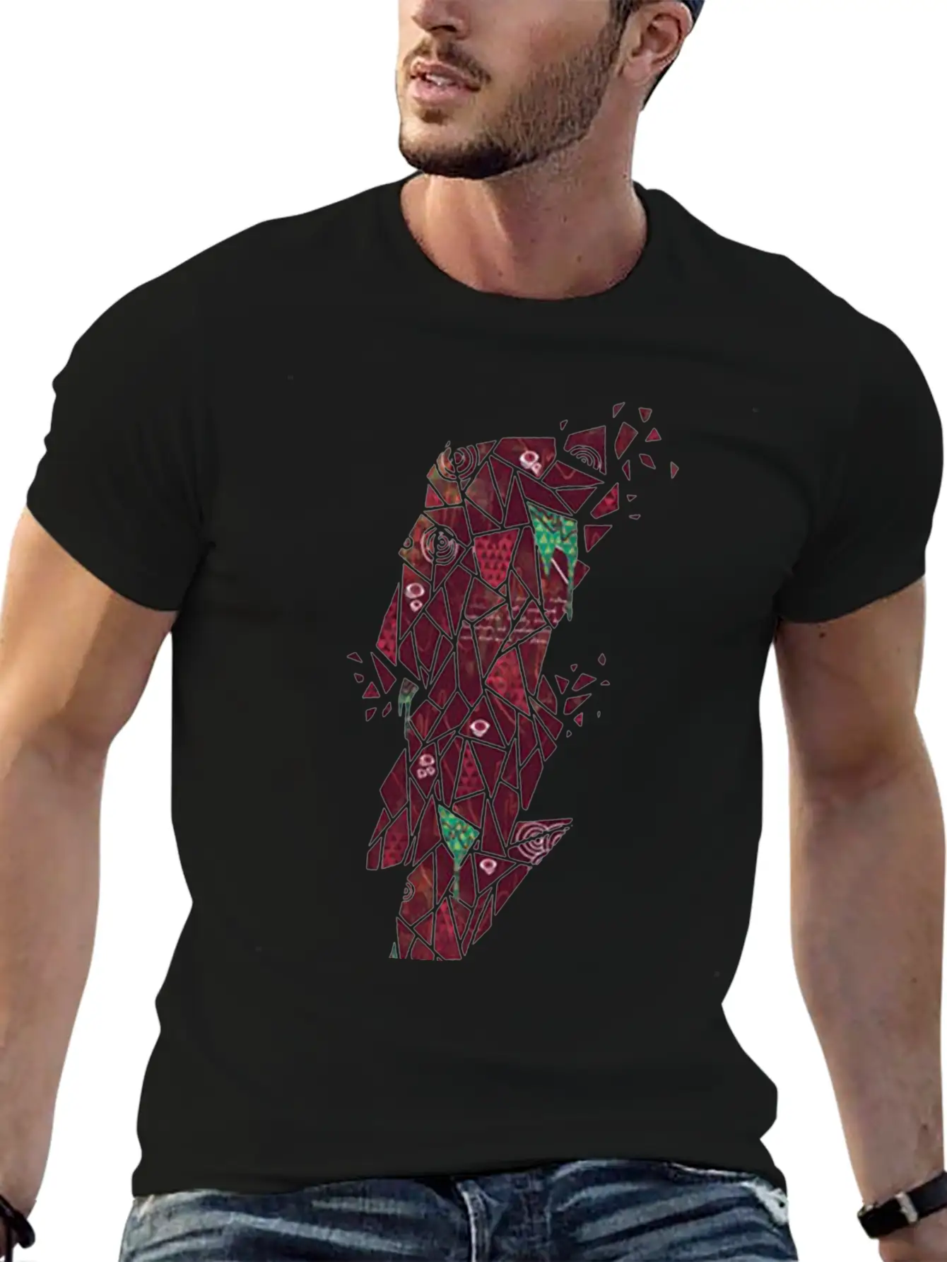Lightning Eye Stylish Everyday T-Shirt – Unisex Basic Cotton Tee