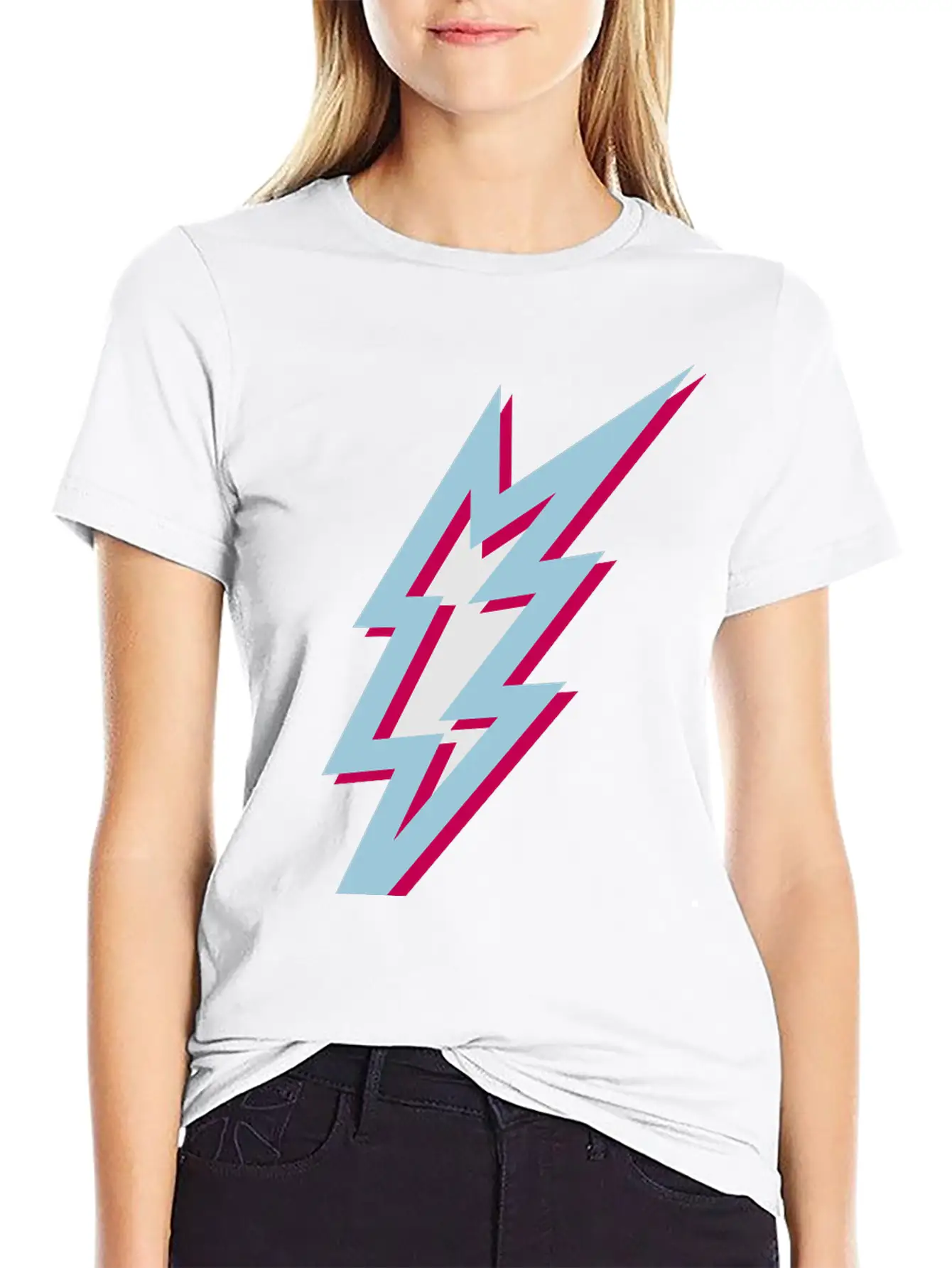 Lightning Unisex Short Sleeve Soft Cotton T-Shirt – Casual Everyday Wear