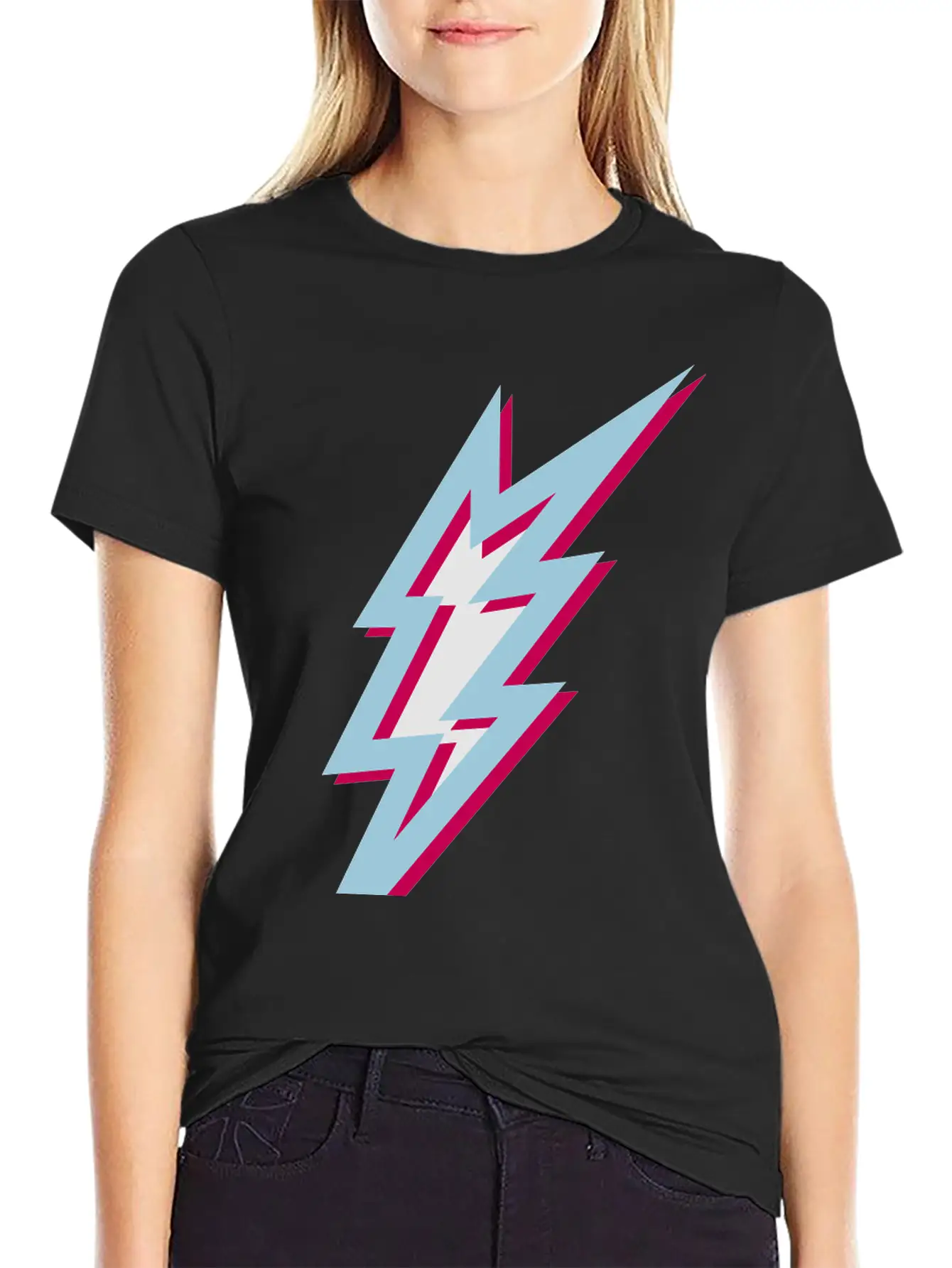 Lightning Unisex Short Sleeve Soft Cotton T-Shirt – Casual Everyday Wear
