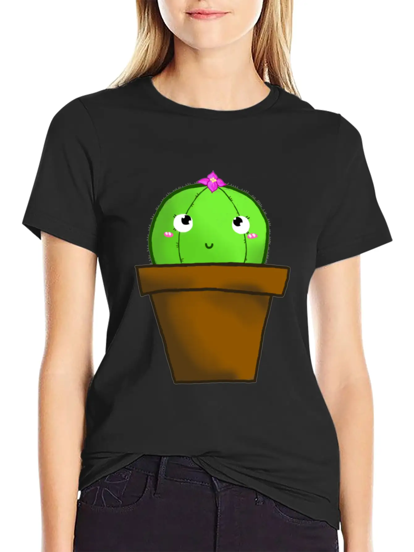 Lil Cactus Boi Stylish Everyday T-Shirt – Unisex Basic Cotton Tee