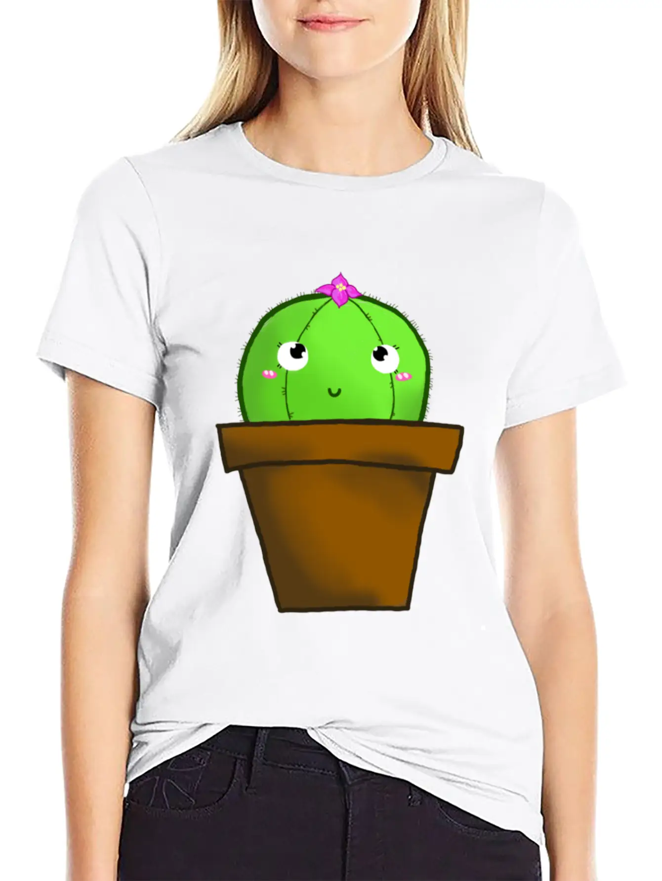 Lil Cactus Boi Stylish Everyday T-Shirt – Unisex Basic Cotton Tee