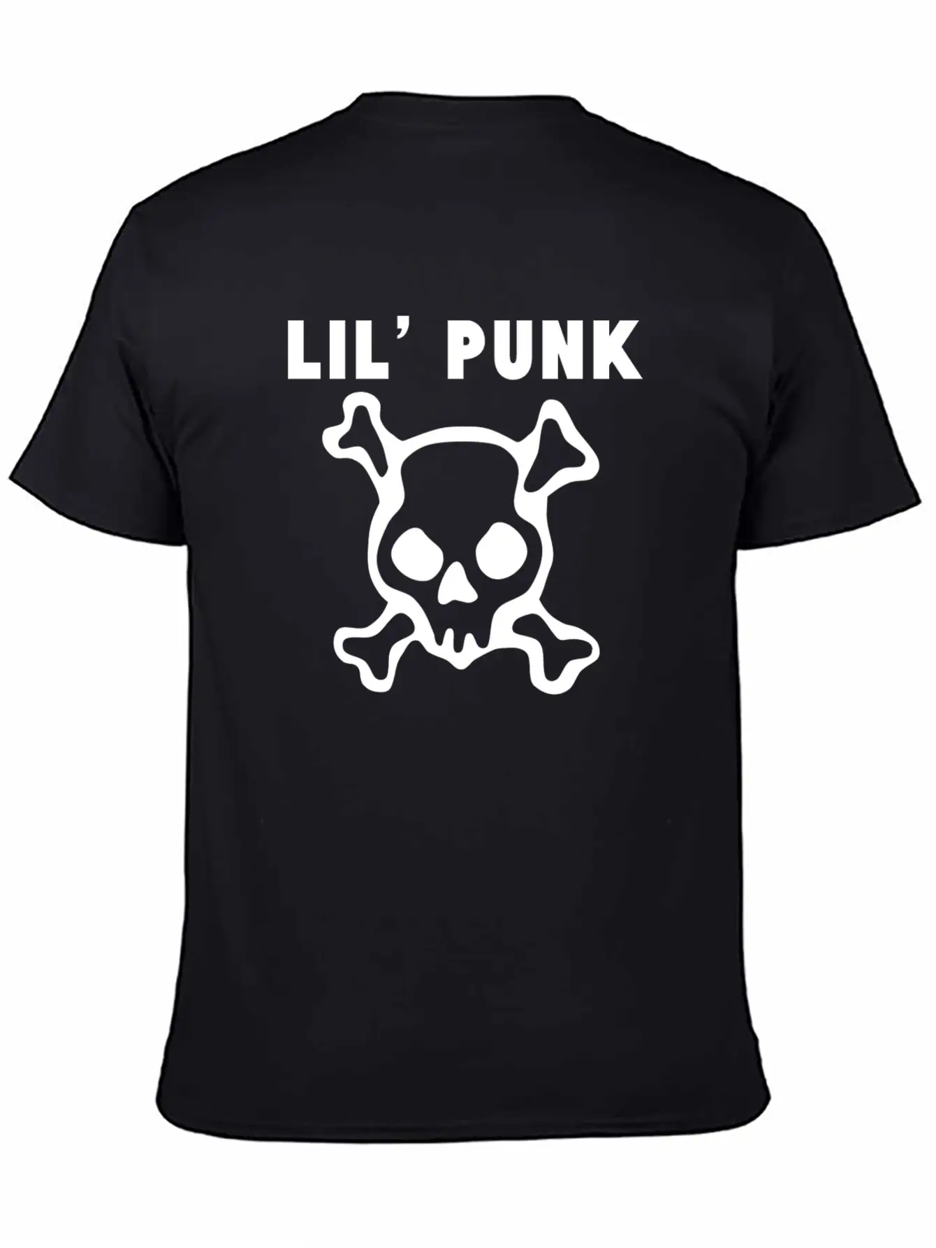 Lil' Punk Skull And Crossbones Timeless Short Sleeve Tee – Comfy And Minimalist Design