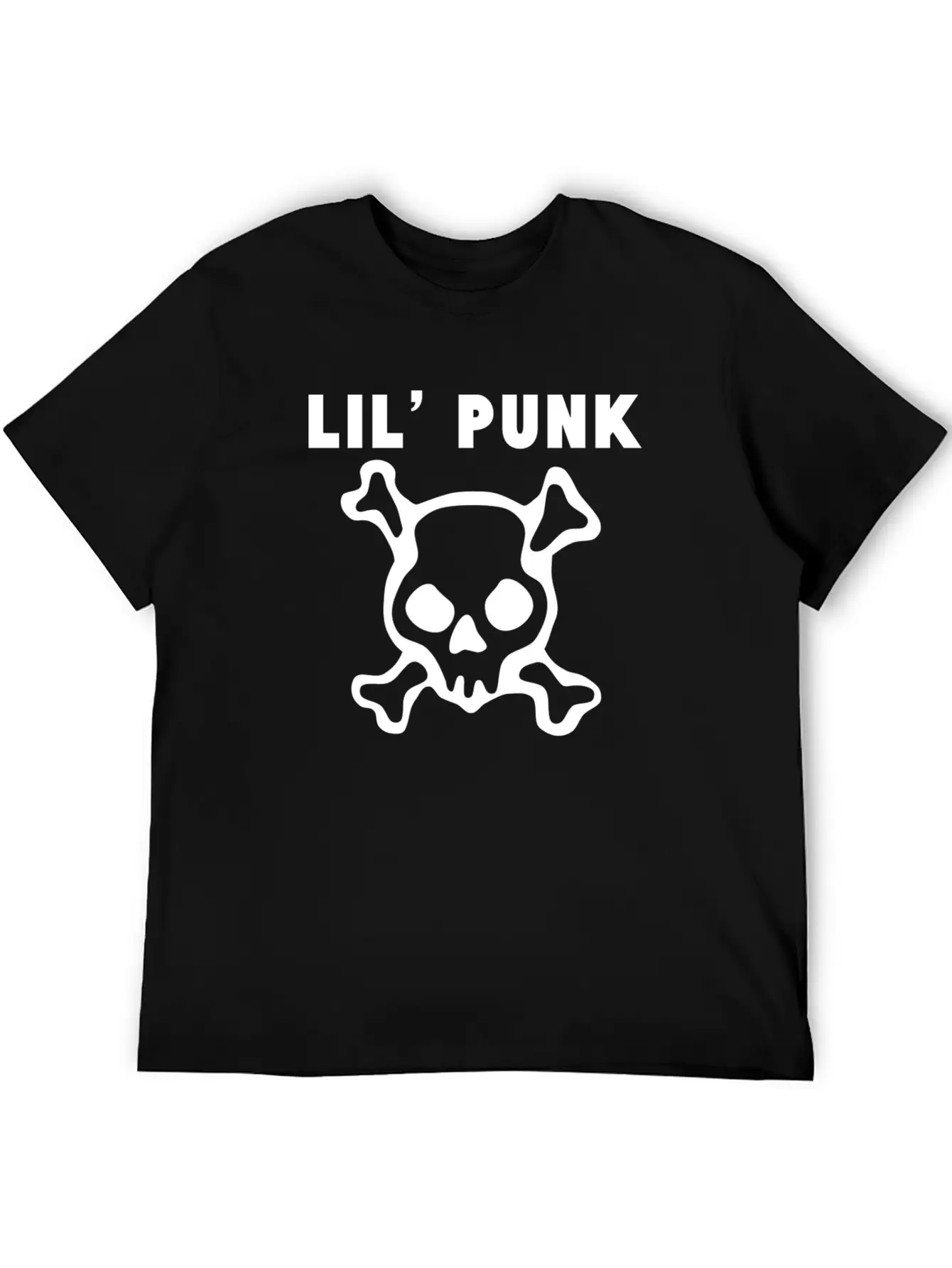 Lil' Punk Skull And Crossbones Timeless Short Sleeve Tee – Comfy And Minimalist Design