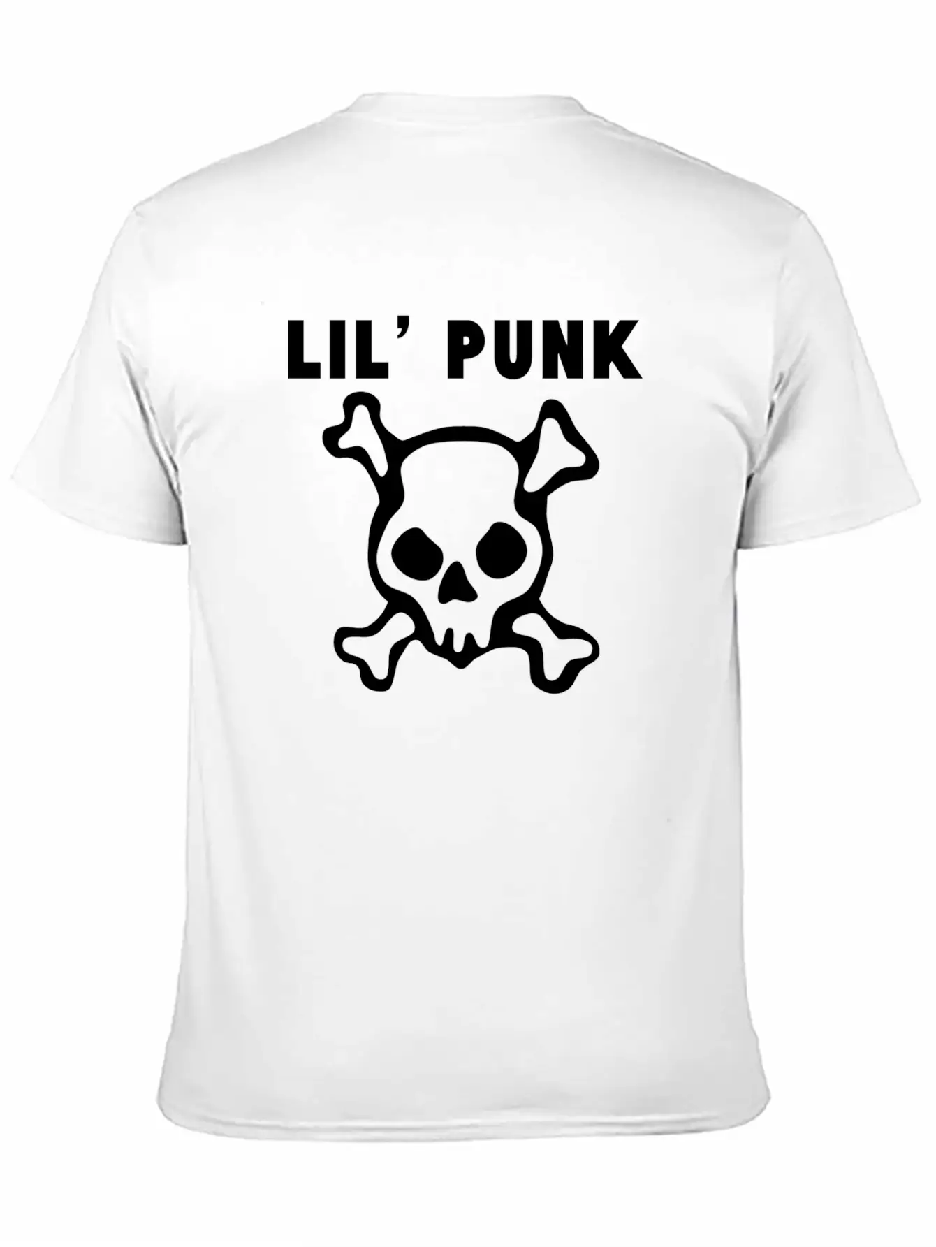 Lil' Punk Skull And Crossbones Timeless Short Sleeve Tee – Comfy And Minimalist Design