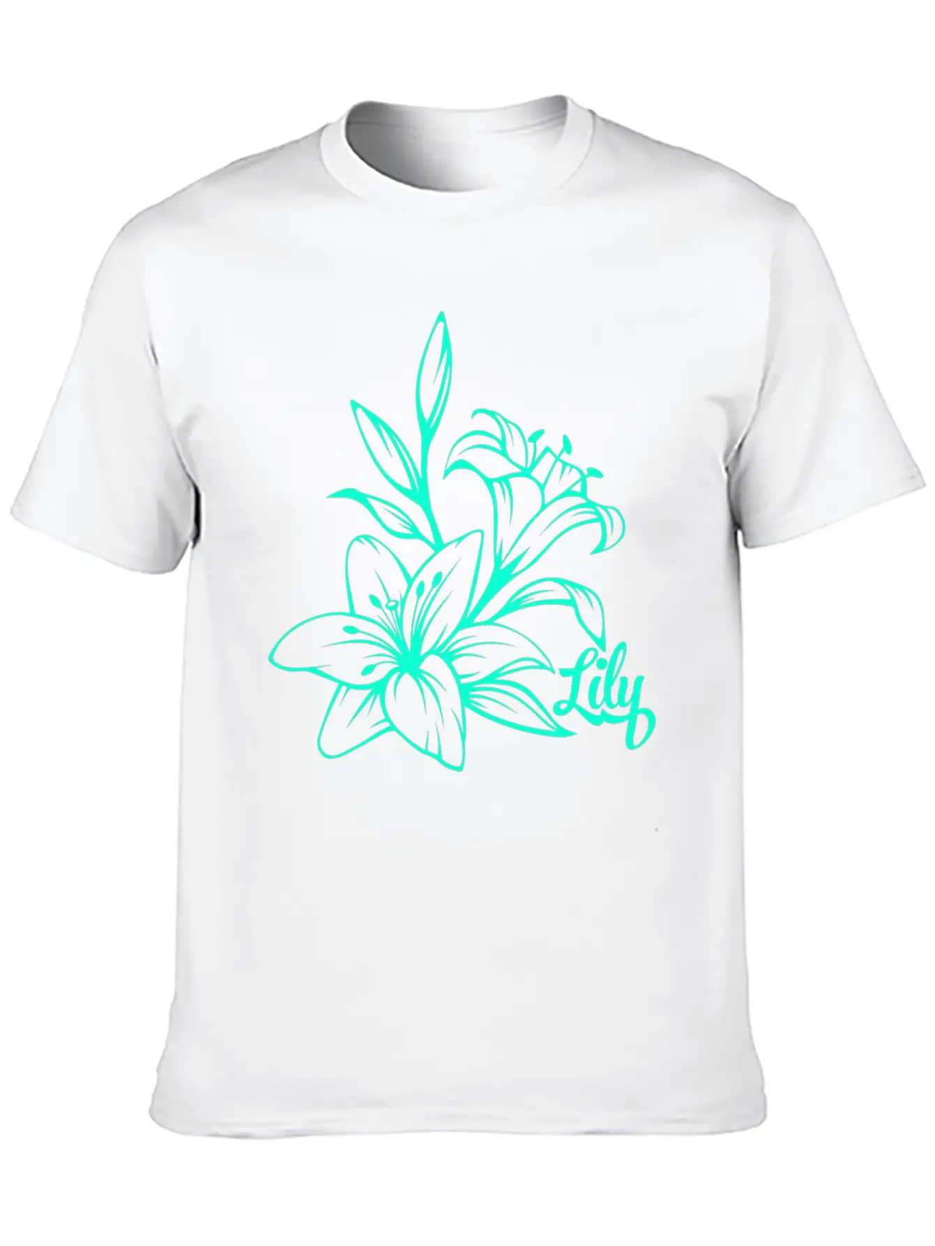 Lilie Blossom Plant Stylish Everyday T-Shirt – Unisex Basic Cotton Tee