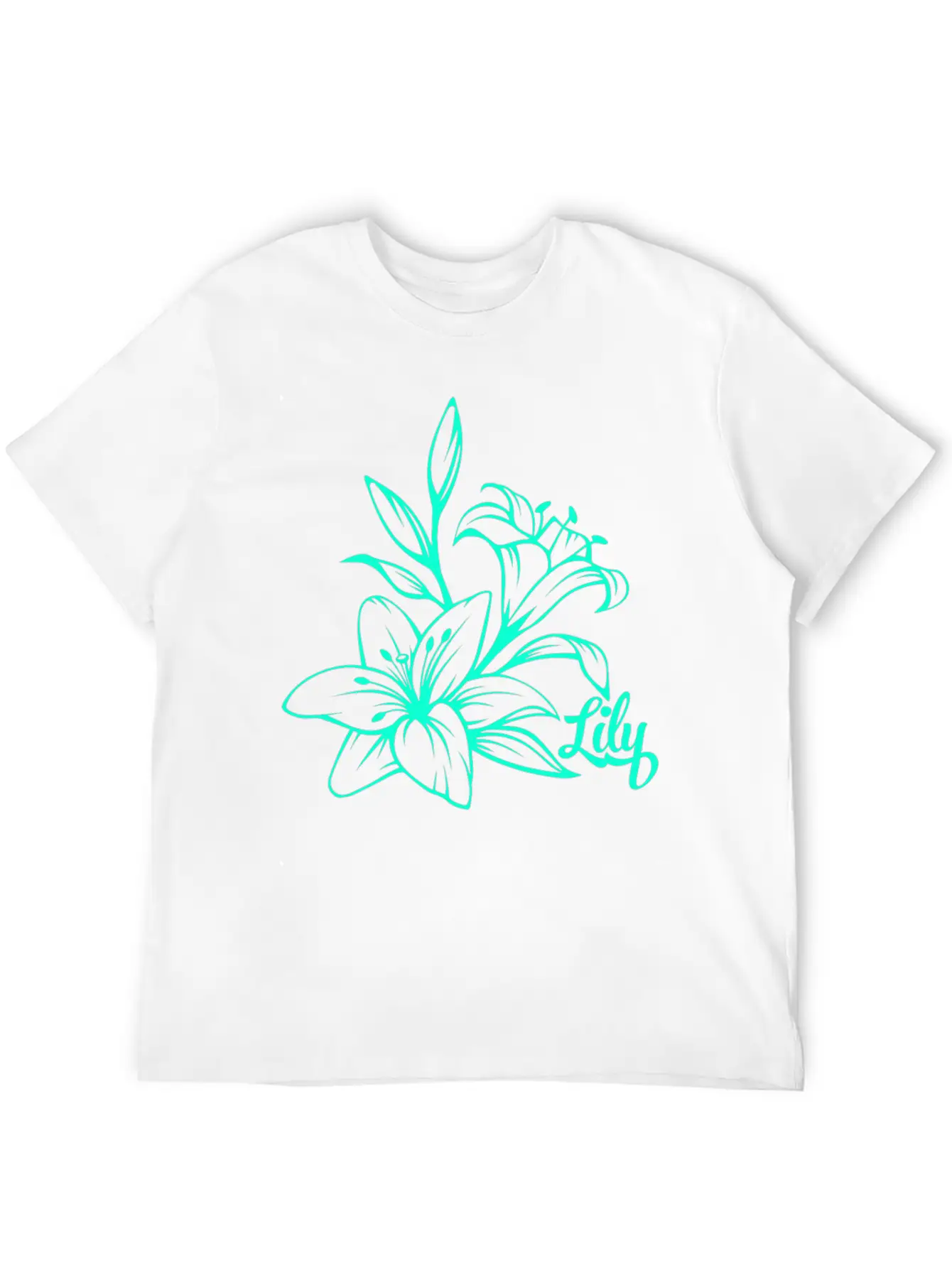 Lilie Blossom Plant Stylish Everyday T-Shirt – Unisex Basic Cotton Tee