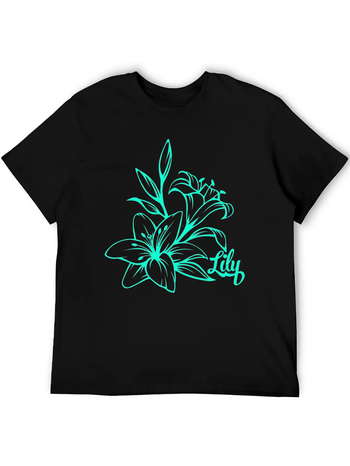 Lilie Blossom Plant Stylish Everyday T-Shirt – Unisex Basic Cotton Tee