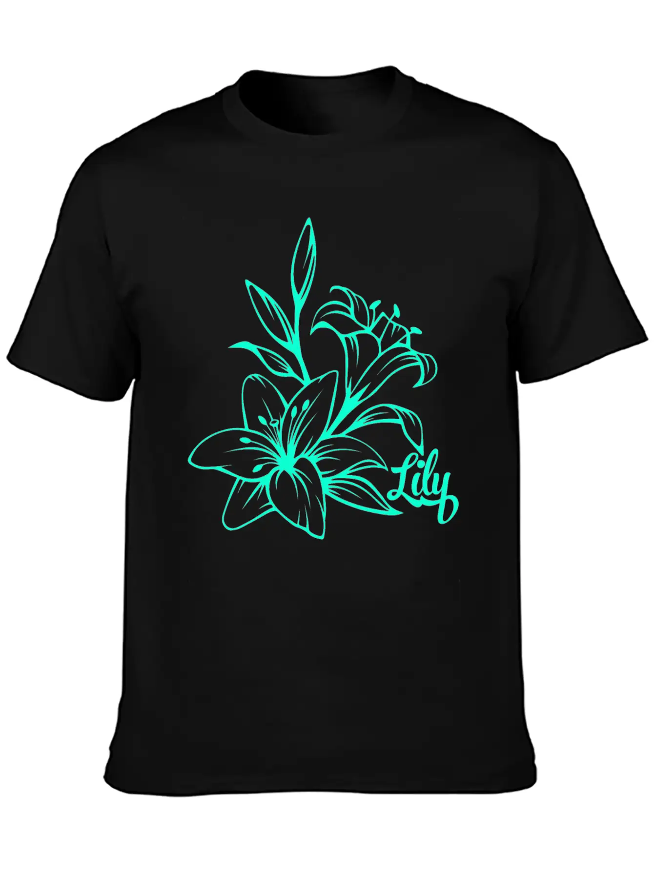 Lilie Blossom Plant Stylish Everyday T-Shirt – Unisex Basic Cotton Tee